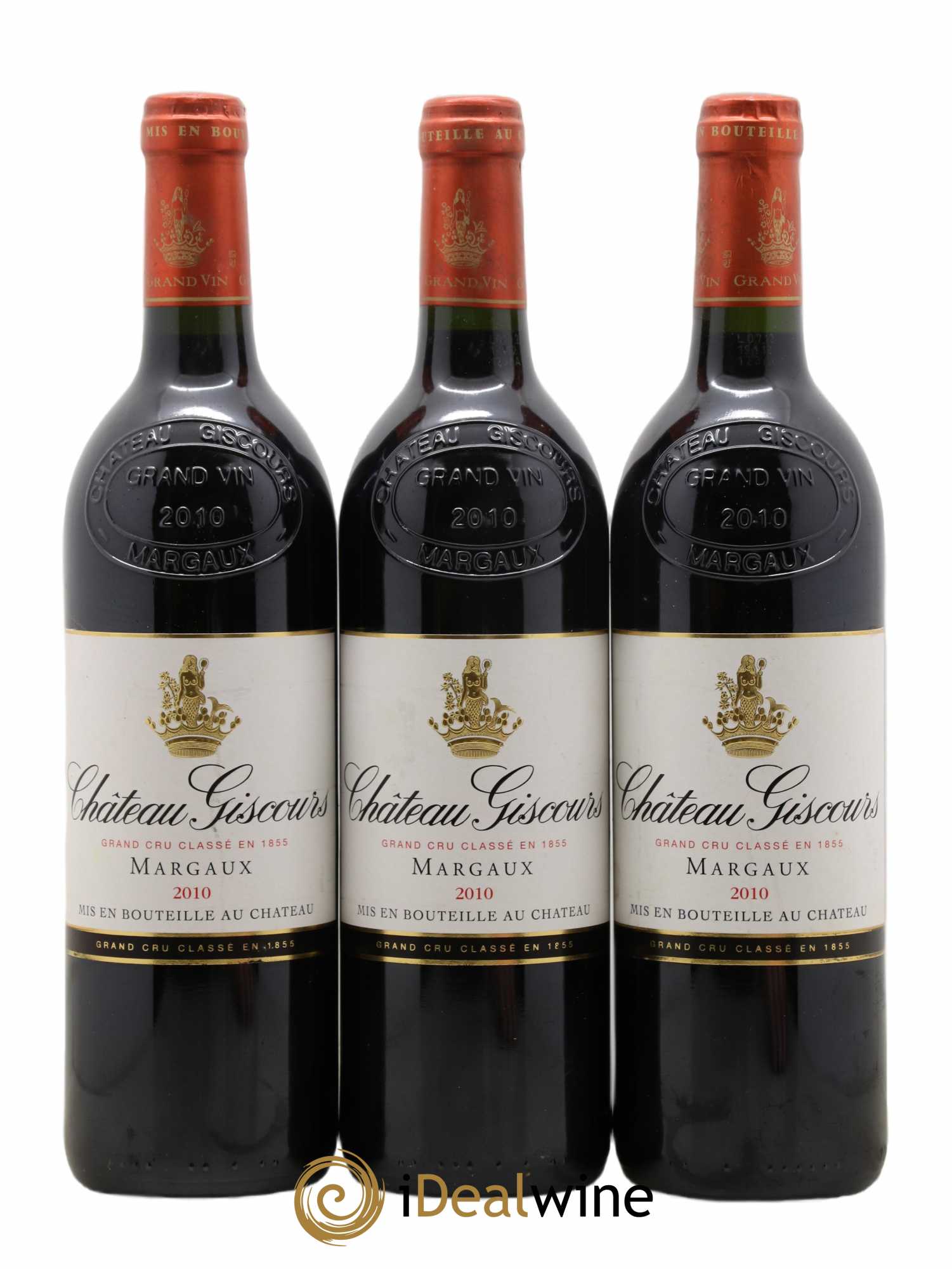 Château Giscours 3ème Grand Cru Classé 2010 - Lot de 3 bouteilles - 0