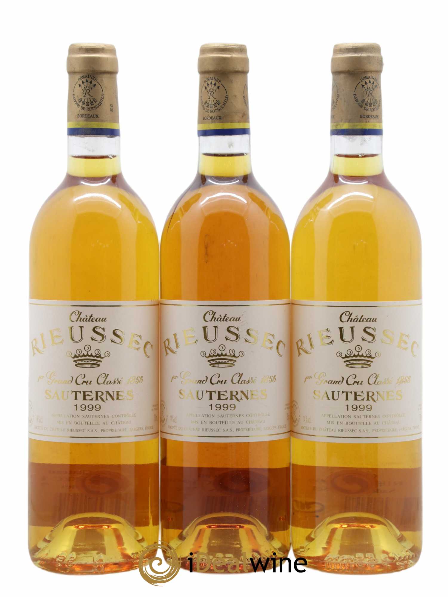 Château Rieussec 1er Grand Cru Classé 1999 - Lotto di 3 bottiglie - 0