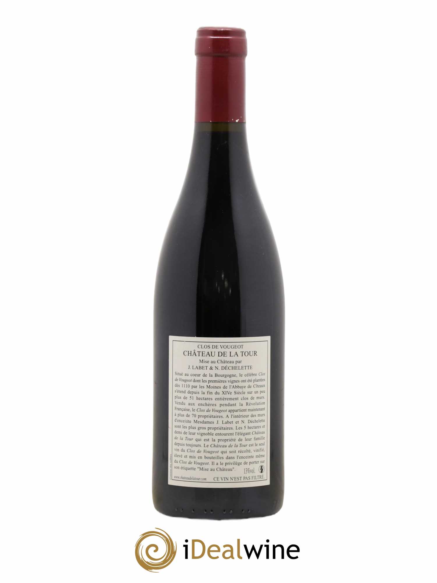 Clos de Vougeot Grand Cru Château de La Tour 2007 - Lot de 1 bouteille - 1