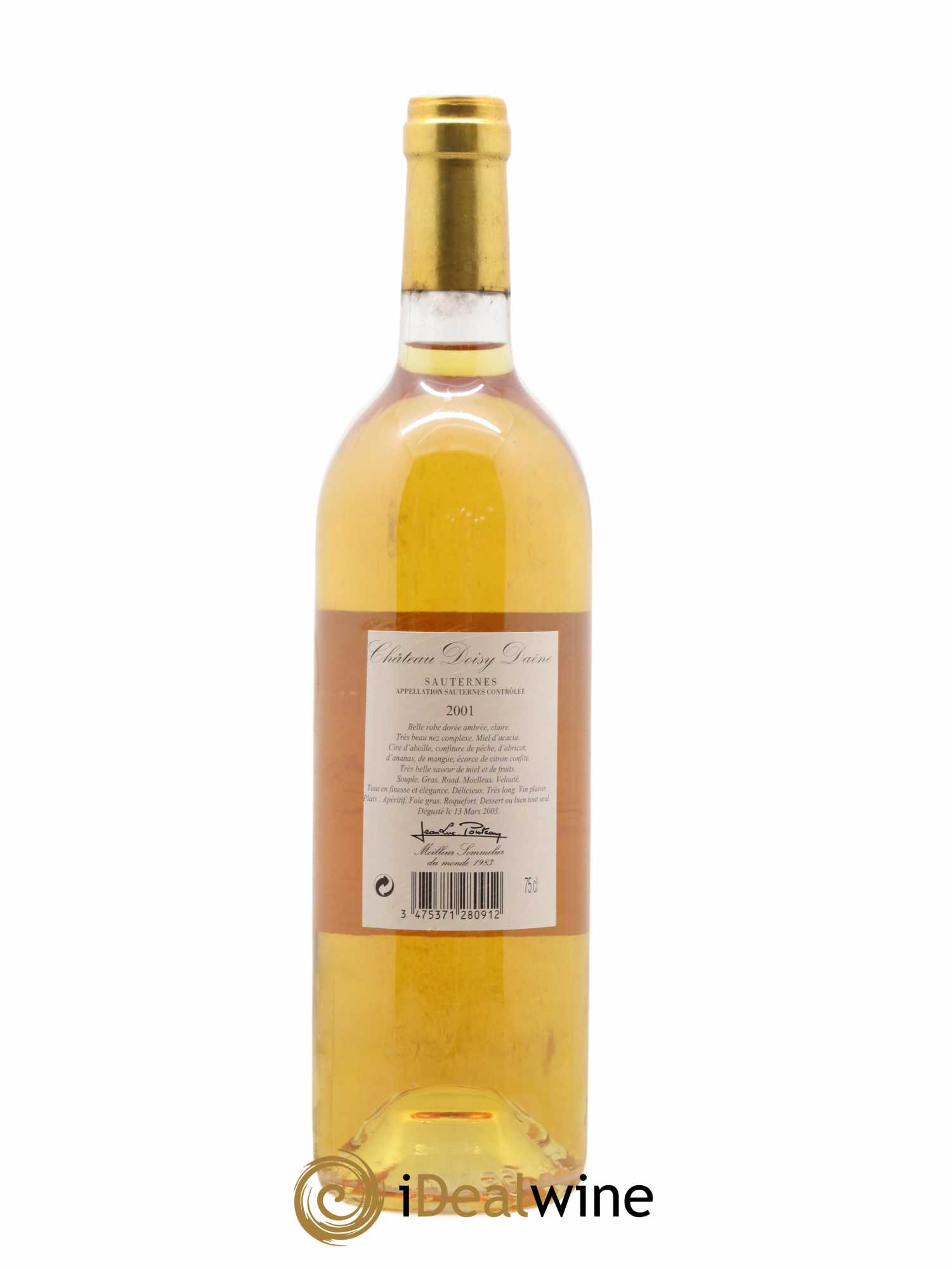 Château Doisy Daëne 2ème Grand Cru Classé 2001 - Lotto di 1 bottiglia - 1