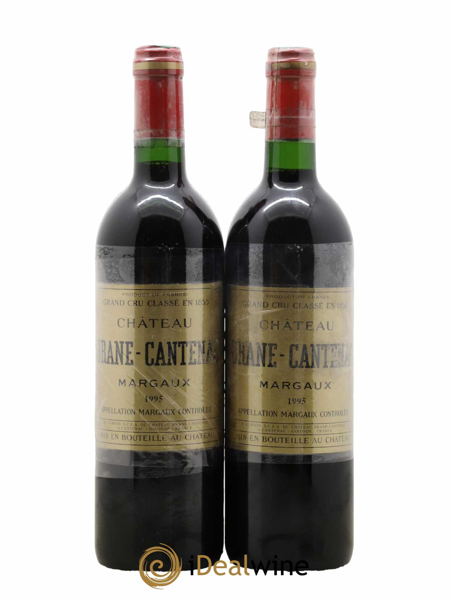 Château Brane Cantenac 2ème Grand Cru Classé 1995 - Lot de 2 bouteilles - 0
