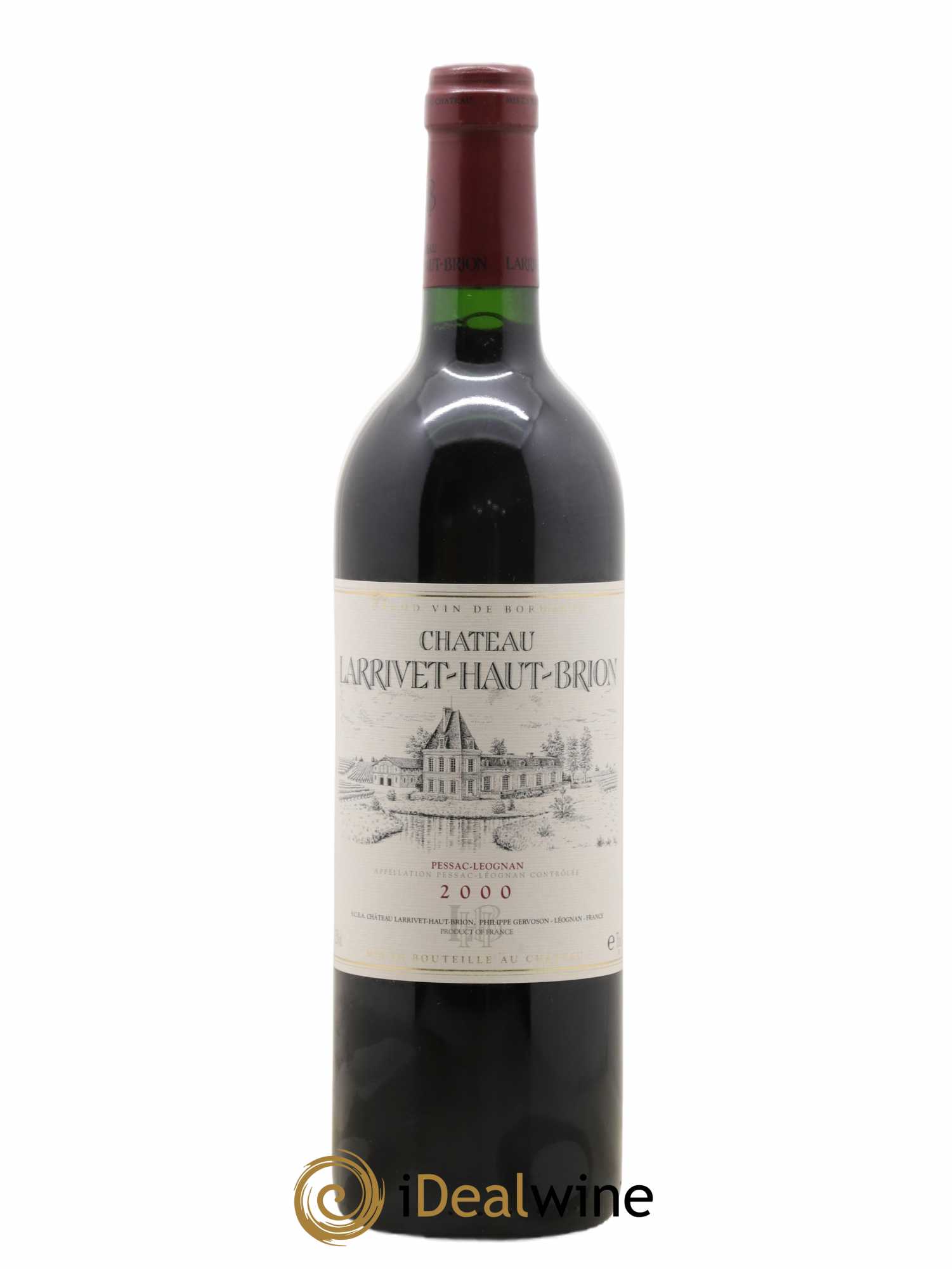 Château Larrivet Haut-Brion 2000 - Lot de 1 bouteille - 0