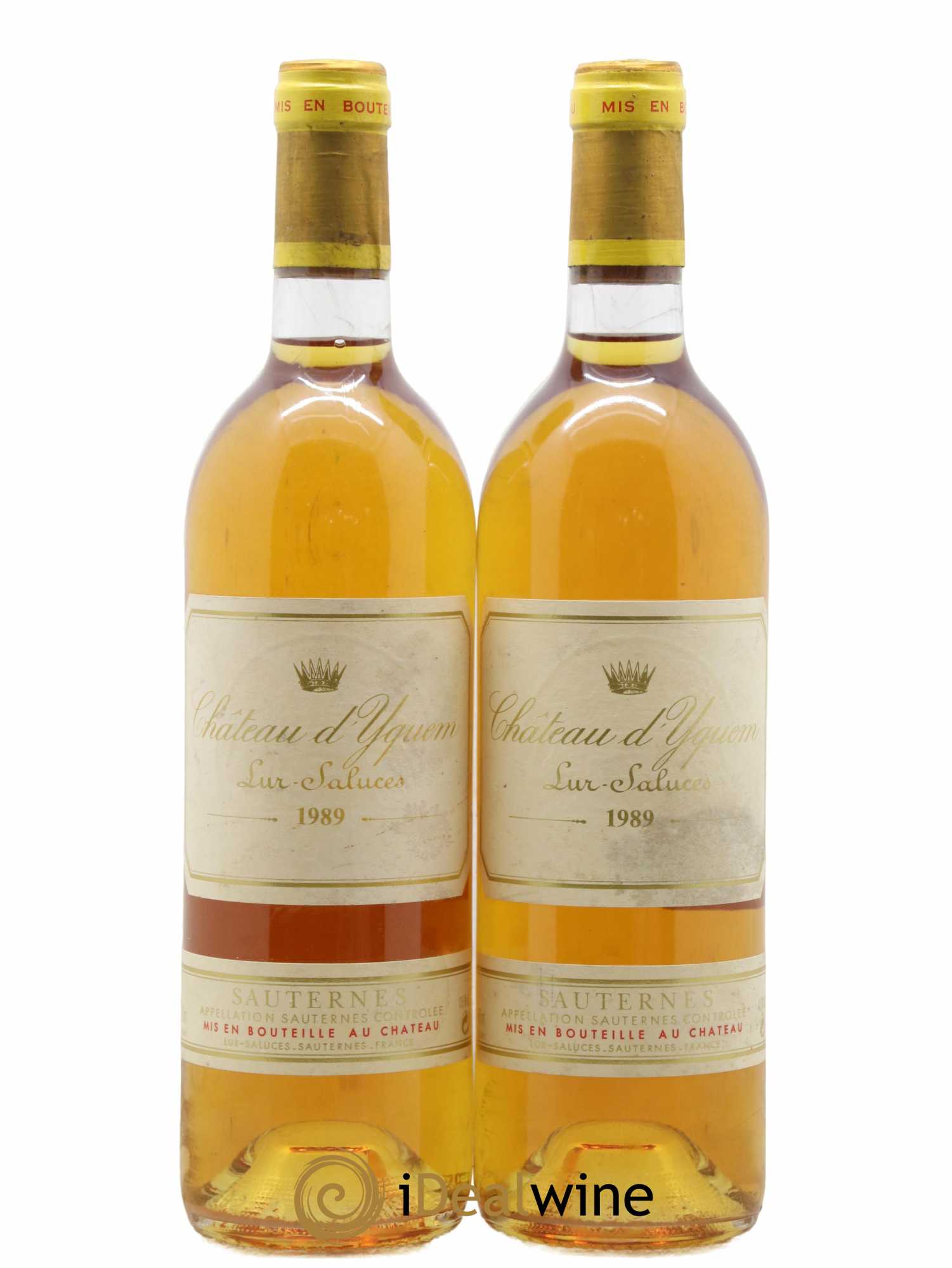 Château d' Yquem 1er Cru Classé Supérieur 1989 - Lotto di 2 bottiglie - 0