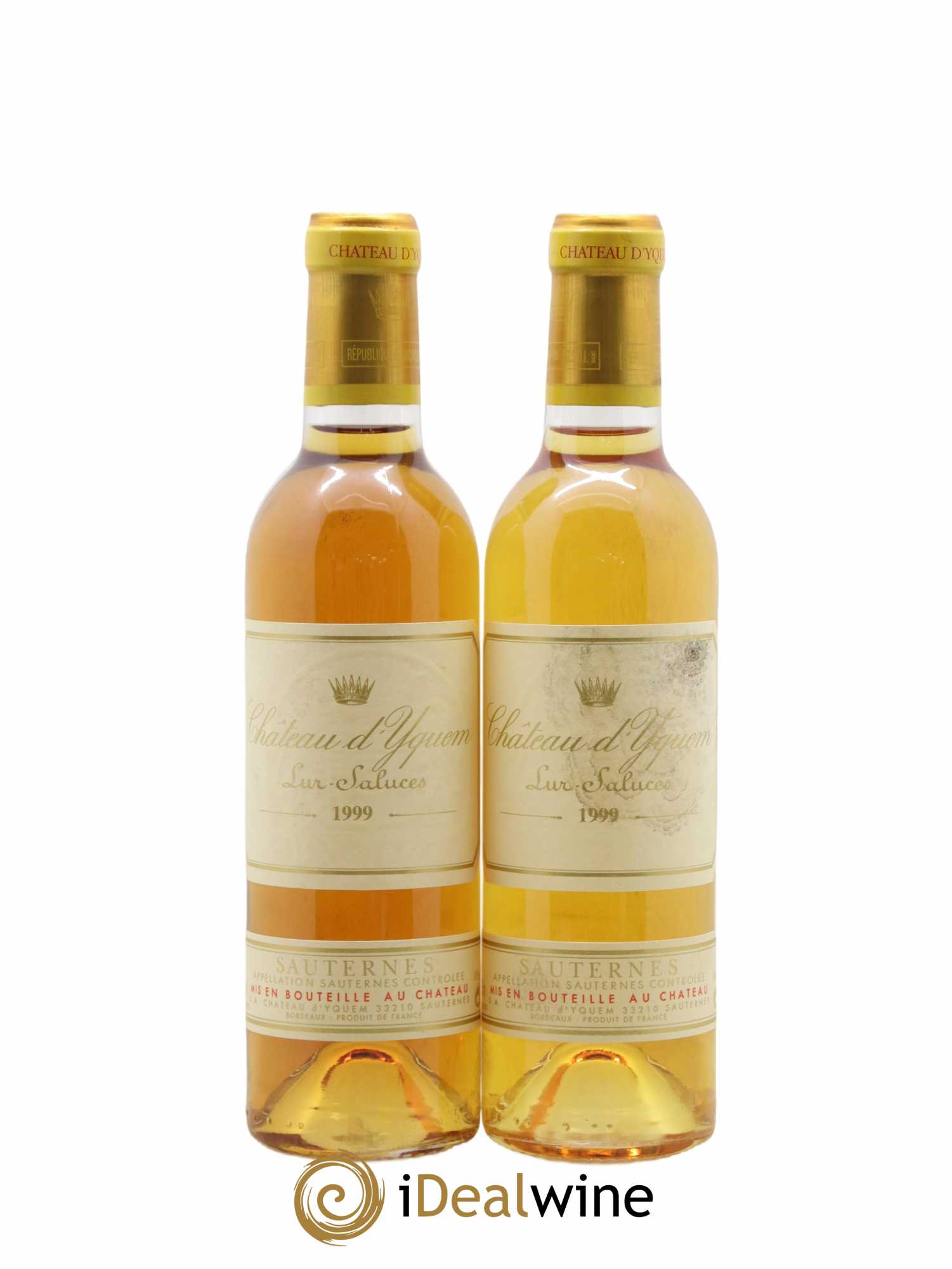 Château d' Yquem 1er Cru Classé Supérieur 1999 - Posten von 2 Demi-Flaschen - 0