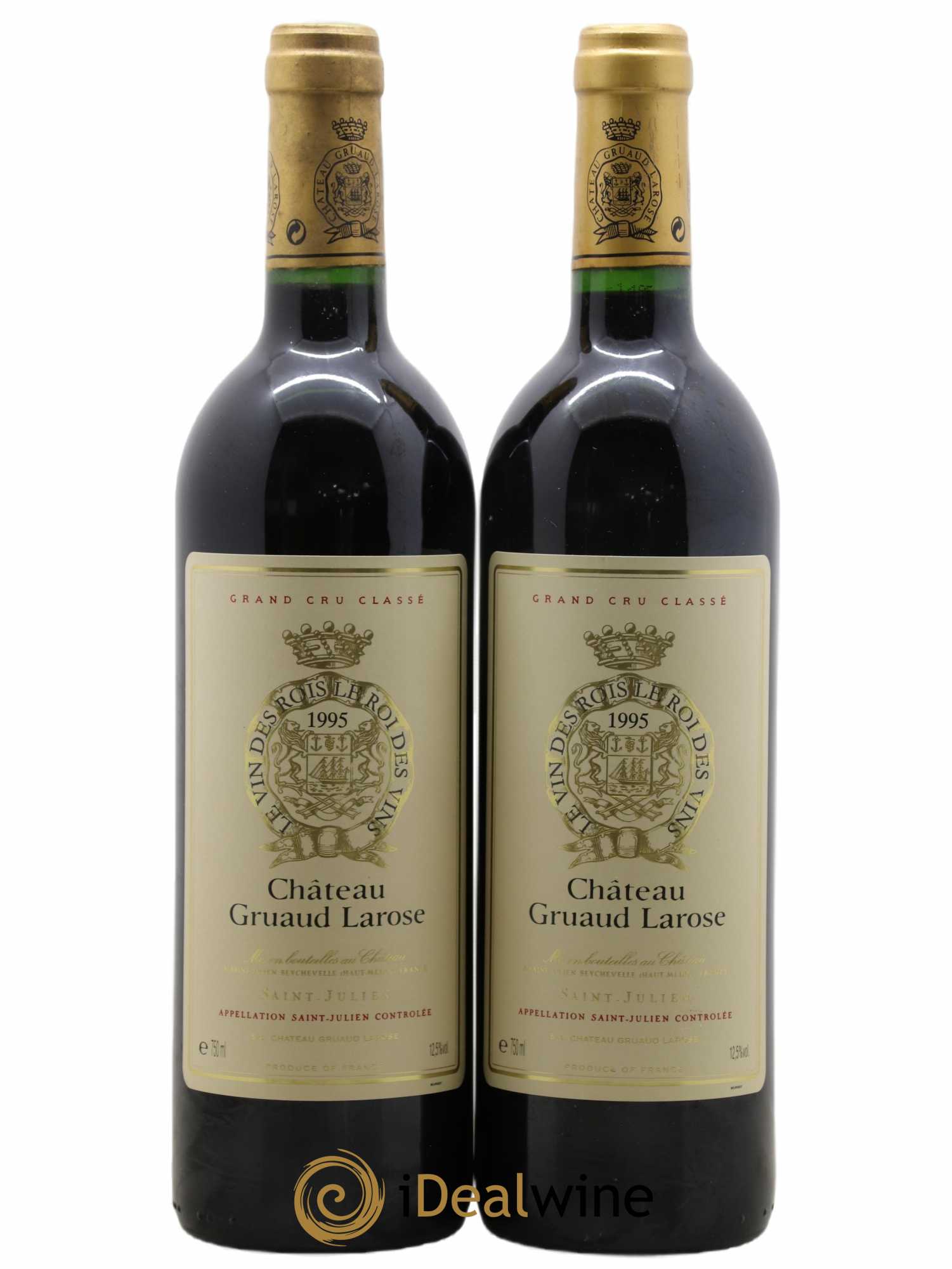 Château Gruaud Larose 2ème Grand Cru Classé 1995 - Lot de 2 bouteilles - 0