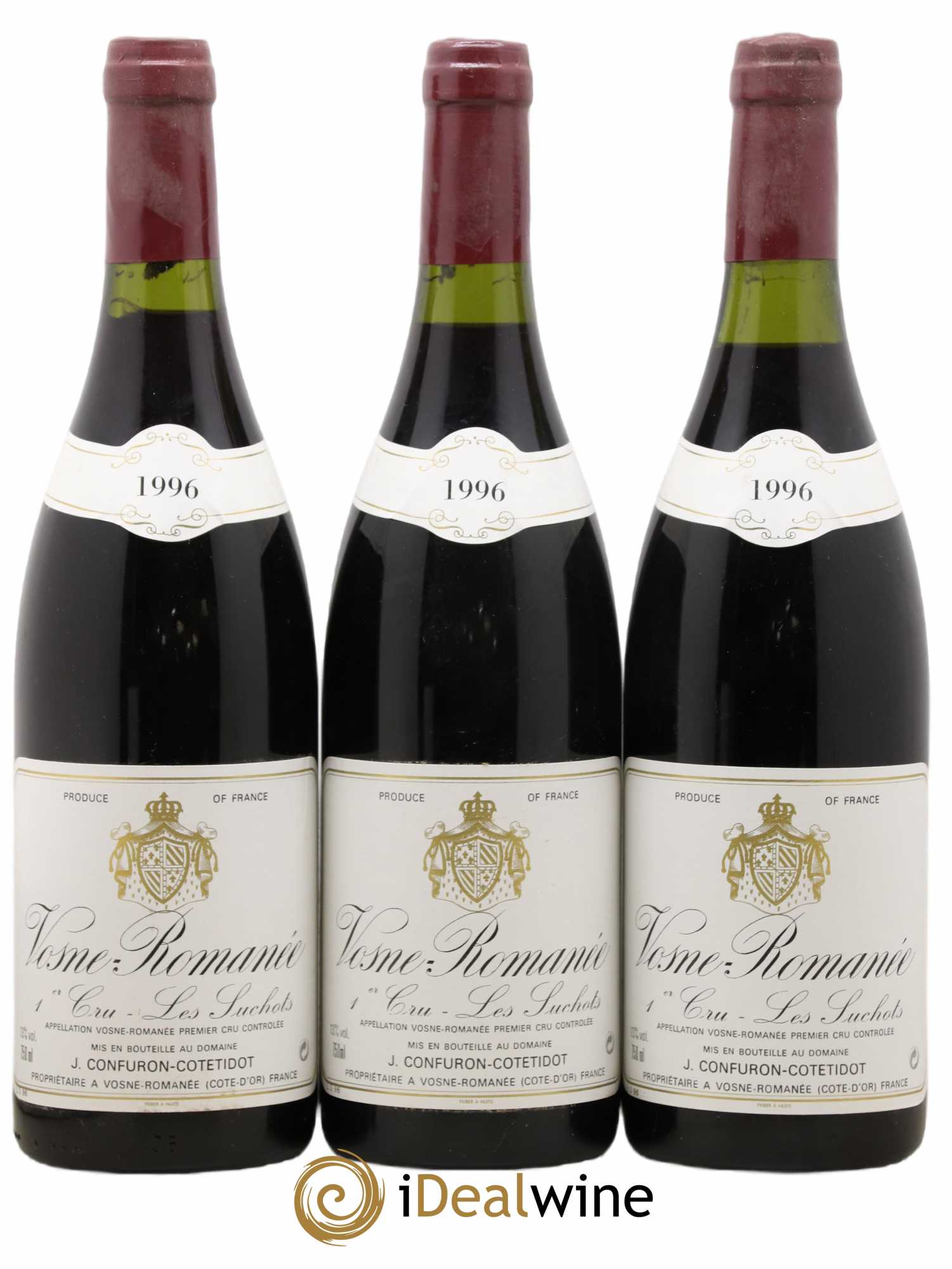 Vosne-Romanée 1er Cru Les Suchots Confuron-Cotetidot 1996 - Lot de 3 bouteilles - 0