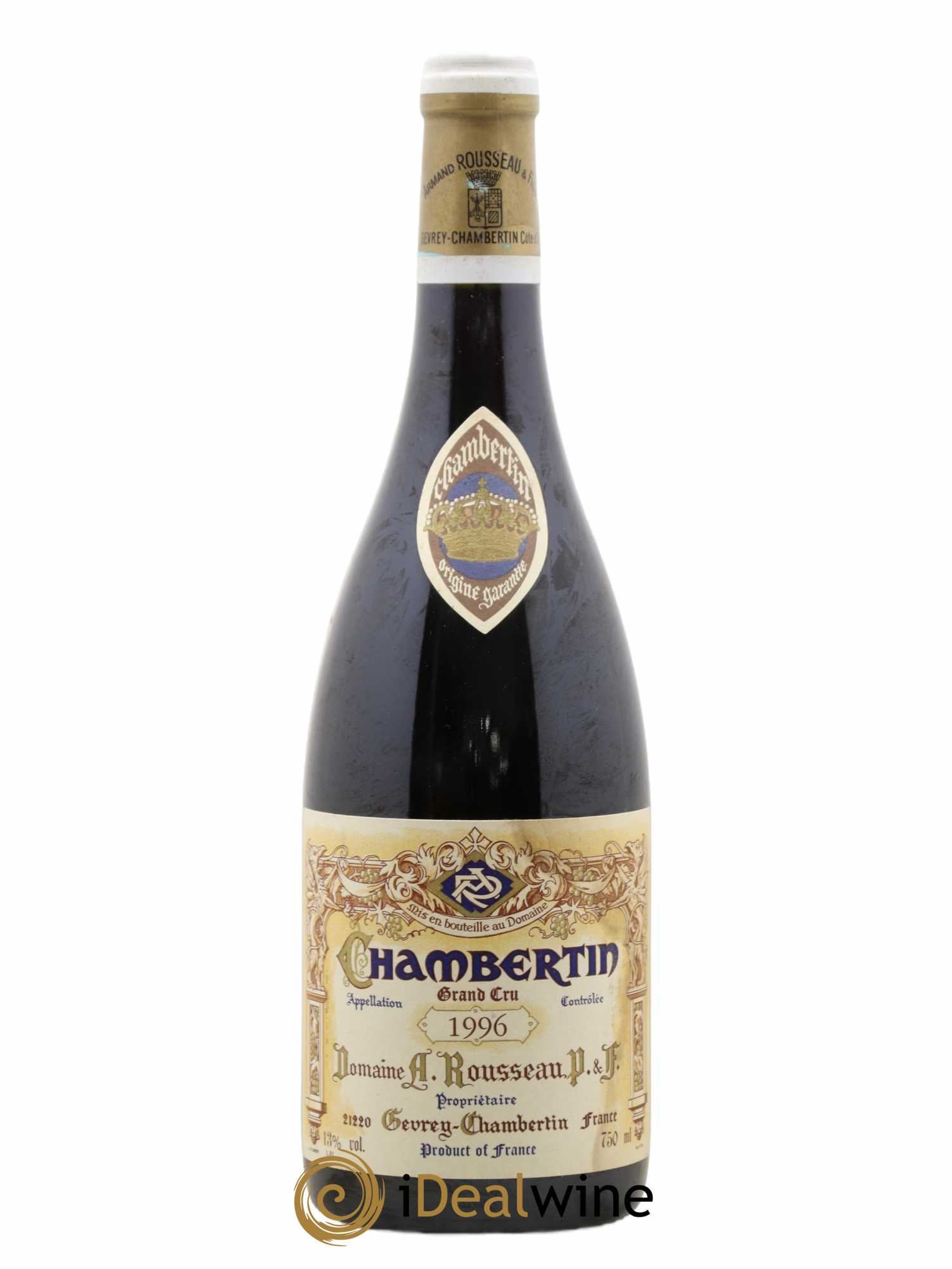Chambertin Grand Cru Armand Rousseau (Domaine) 1996 - Lot de 1 bouteille - 0