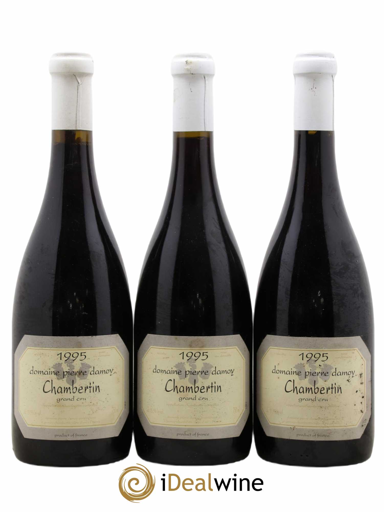 Chambertin Grand Cru Pierre Damoy 1995 - Lot de 3 bouteilles - 0