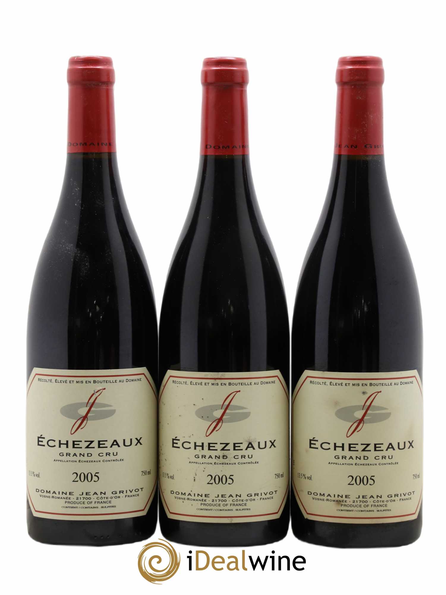 Echezeaux Grand Cru Jean Grivot 2005 - Lot de 3 bouteilles - 0