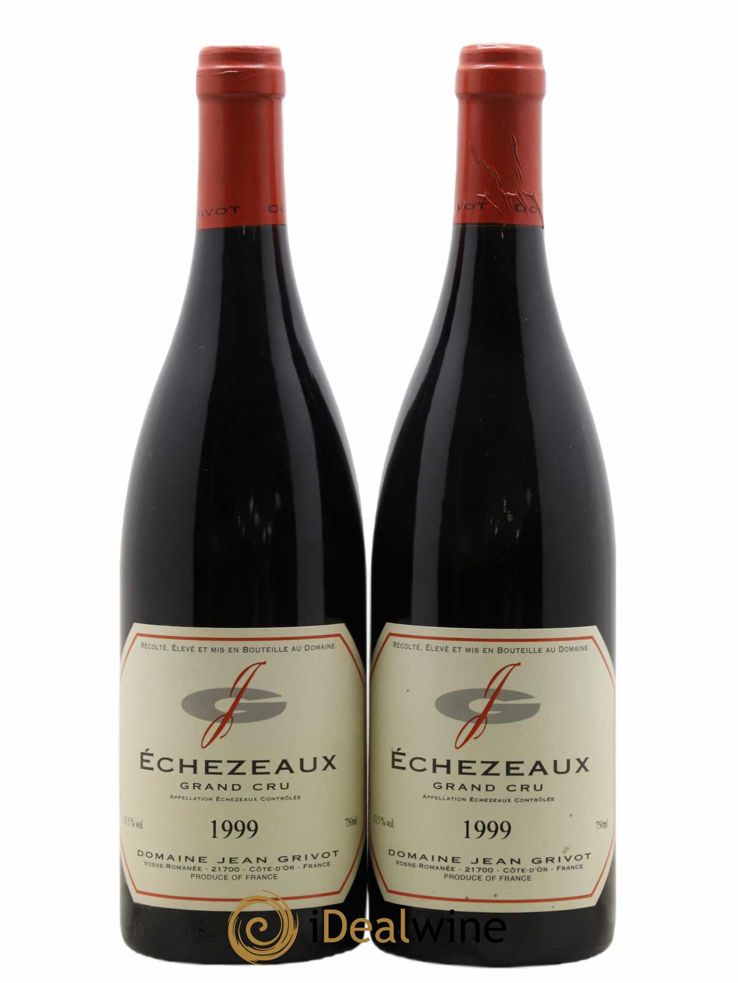 Echezeaux Grand Cru Jean Grivot 1999 - Lot de 2 bouteilles - 0