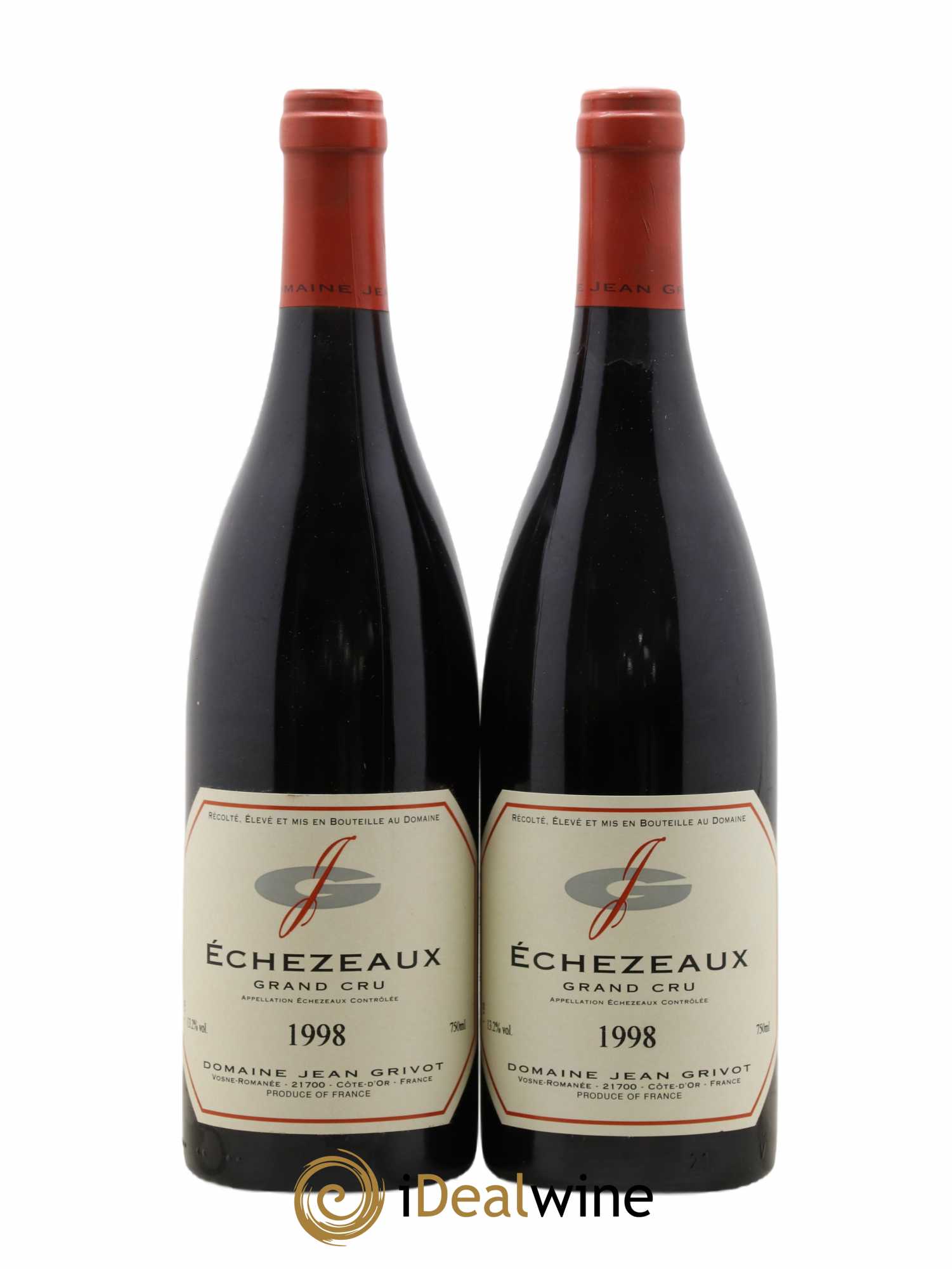 Echezeaux Grand Cru Jean Grivot 1998 - Lot de 2 bouteilles - 0