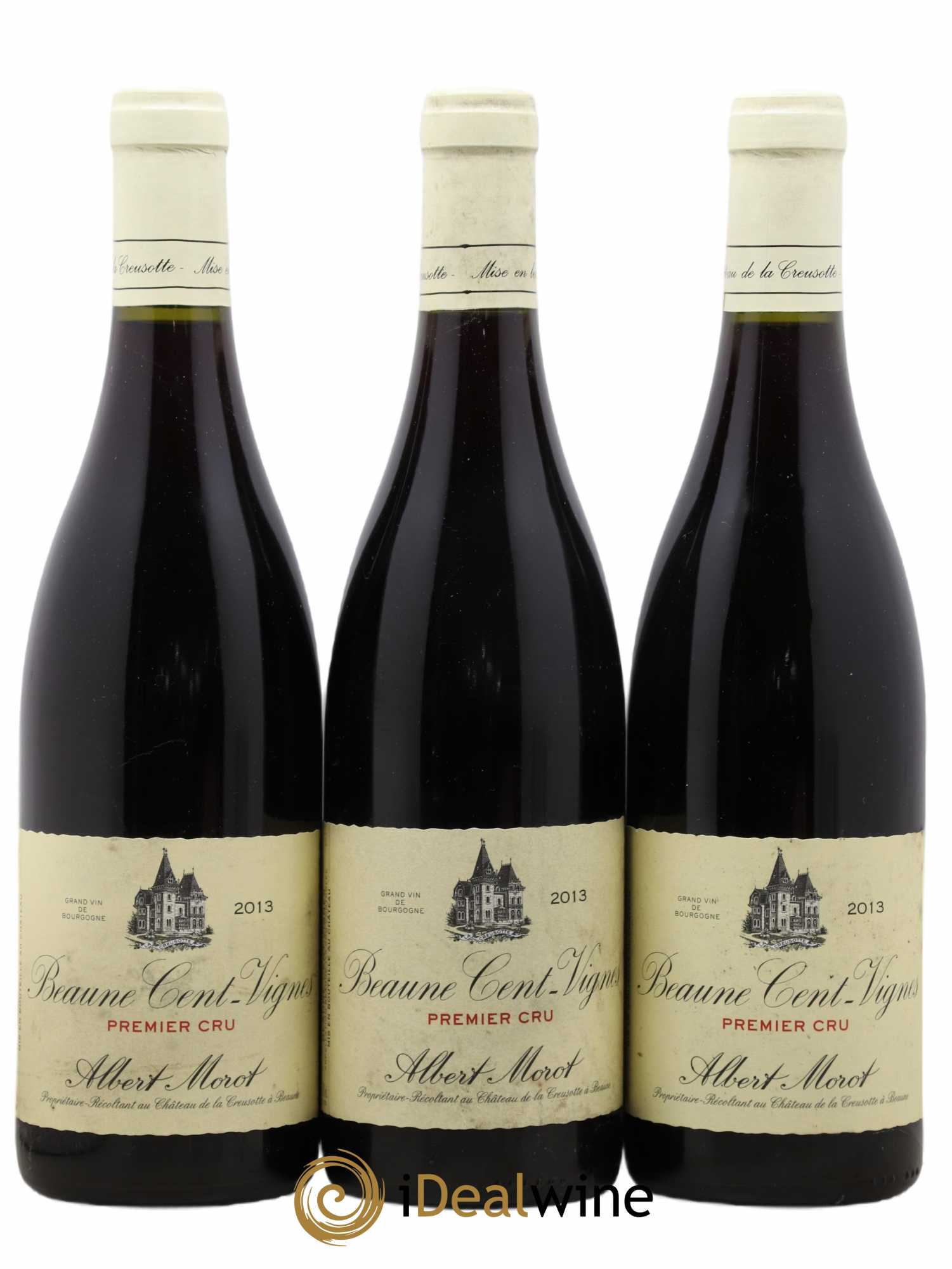 Beaune 1er Cru Cent Vignes Albert Morot 2013 - Posten von 3 Flaschen - 0