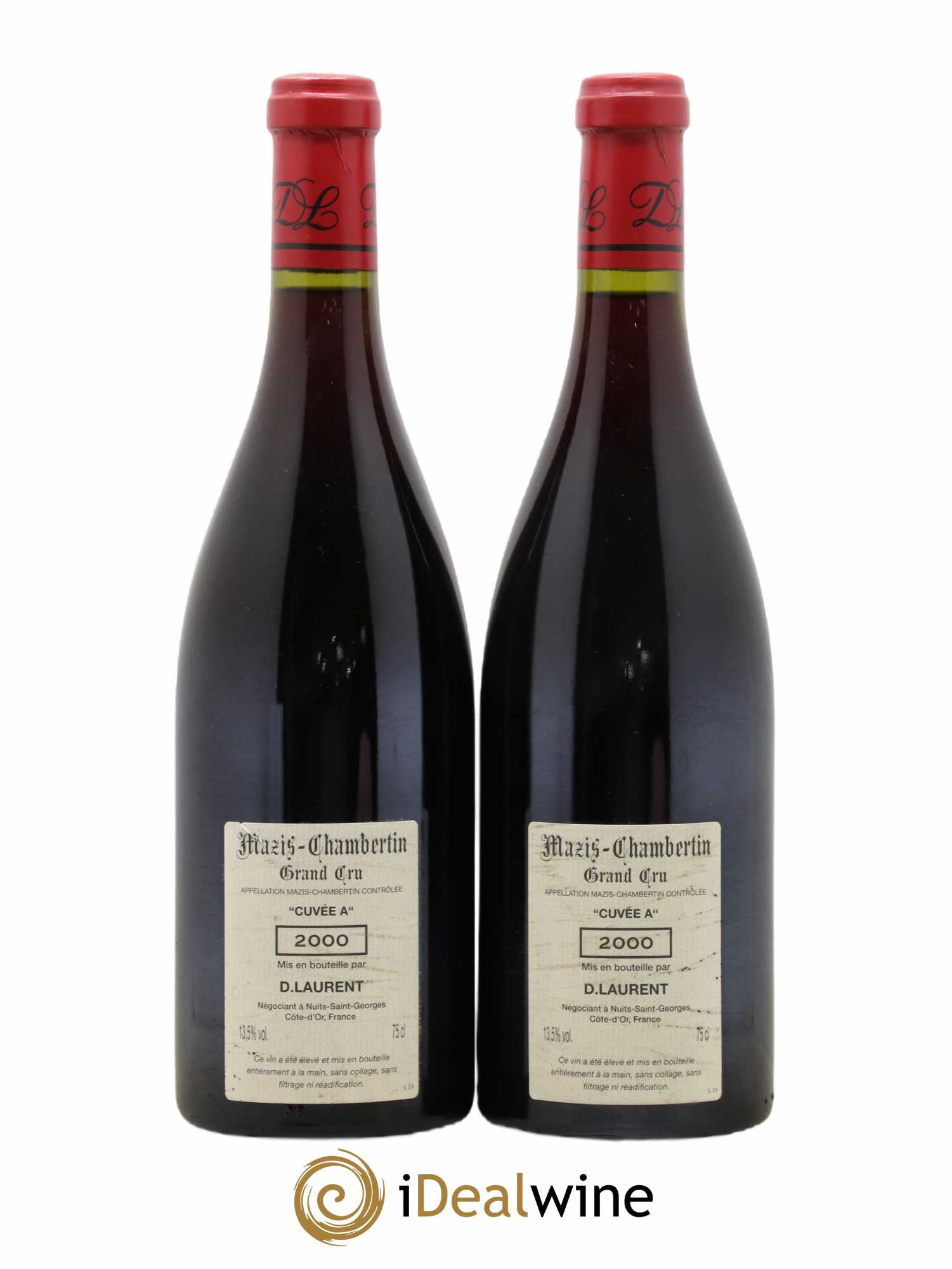 Mazis-Chambertin Grand Cru Dominique Laurent Cuvée A 2000 - Lot de 2 bouteilles - 1