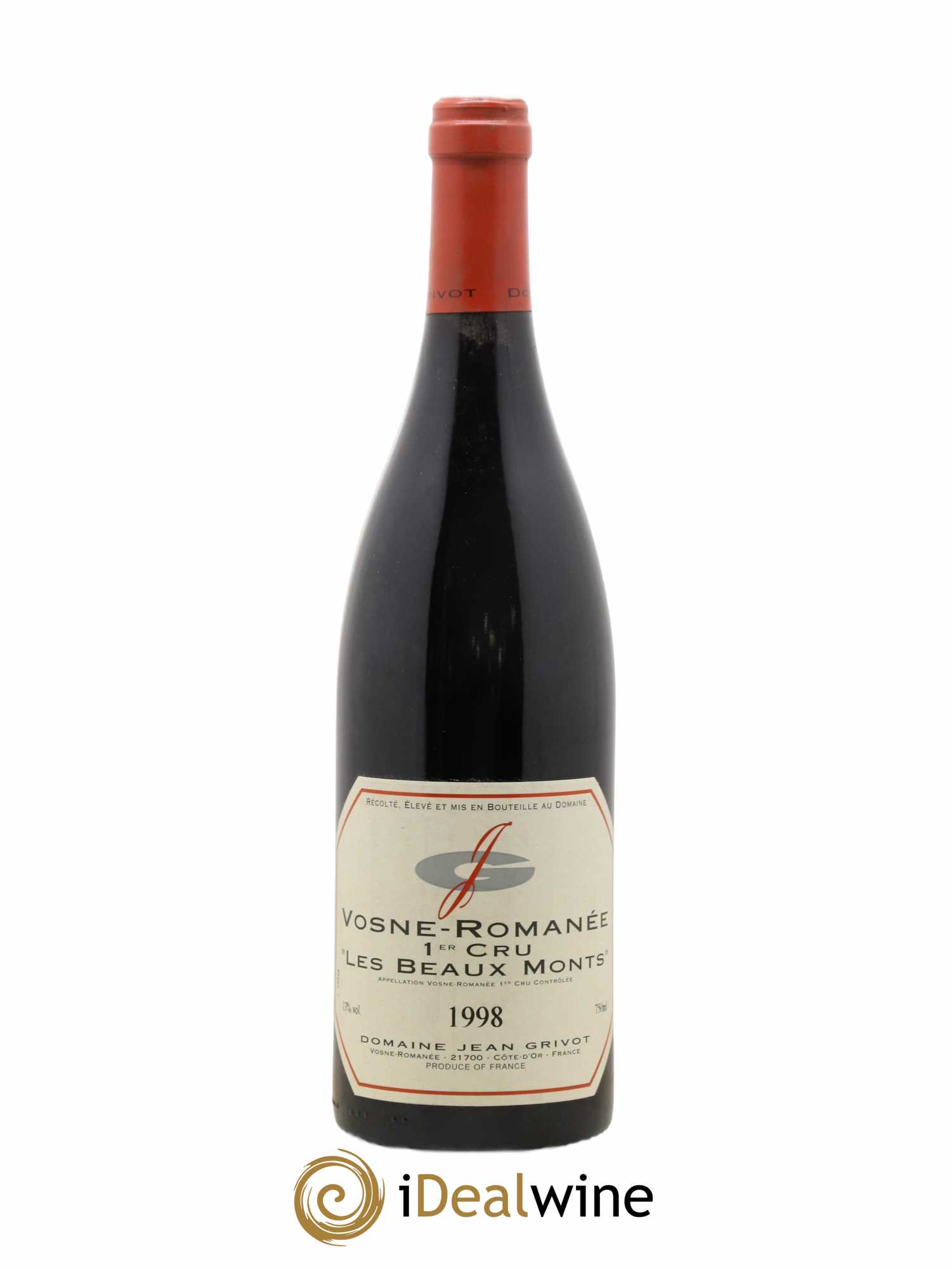 Vosne-Romanée 1er Cru Les Beaux-Monts Jean Grivot 1998 - Lot de 1 bouteille - 0