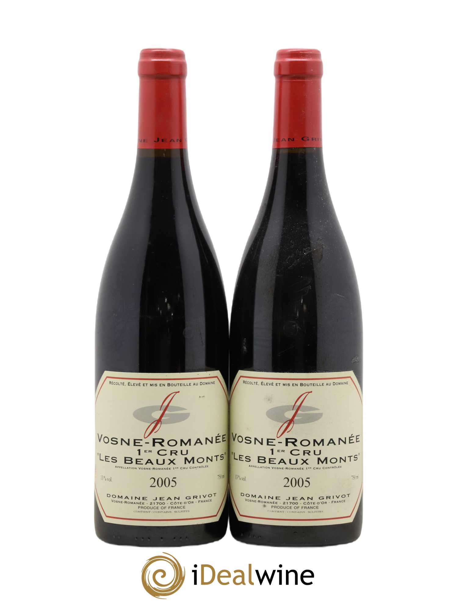 Vosne-Romanée 1er Cru Les Beaux-Monts Jean Grivot 2005 - Lot de 2 bouteilles - 0