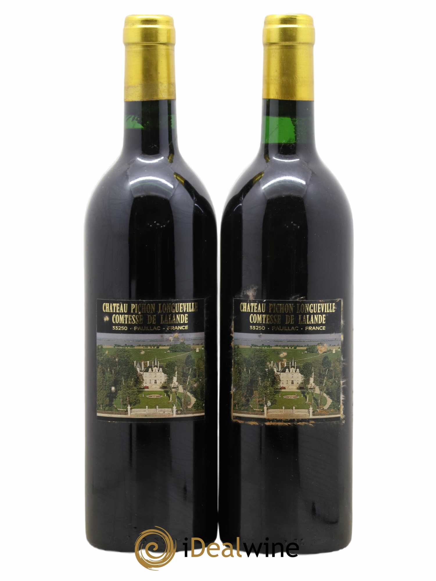 Château Pichon Longueville Comtesse de Lalande 2ème Grand Cru Classé 1990 - Lot of 2 bottles - 1