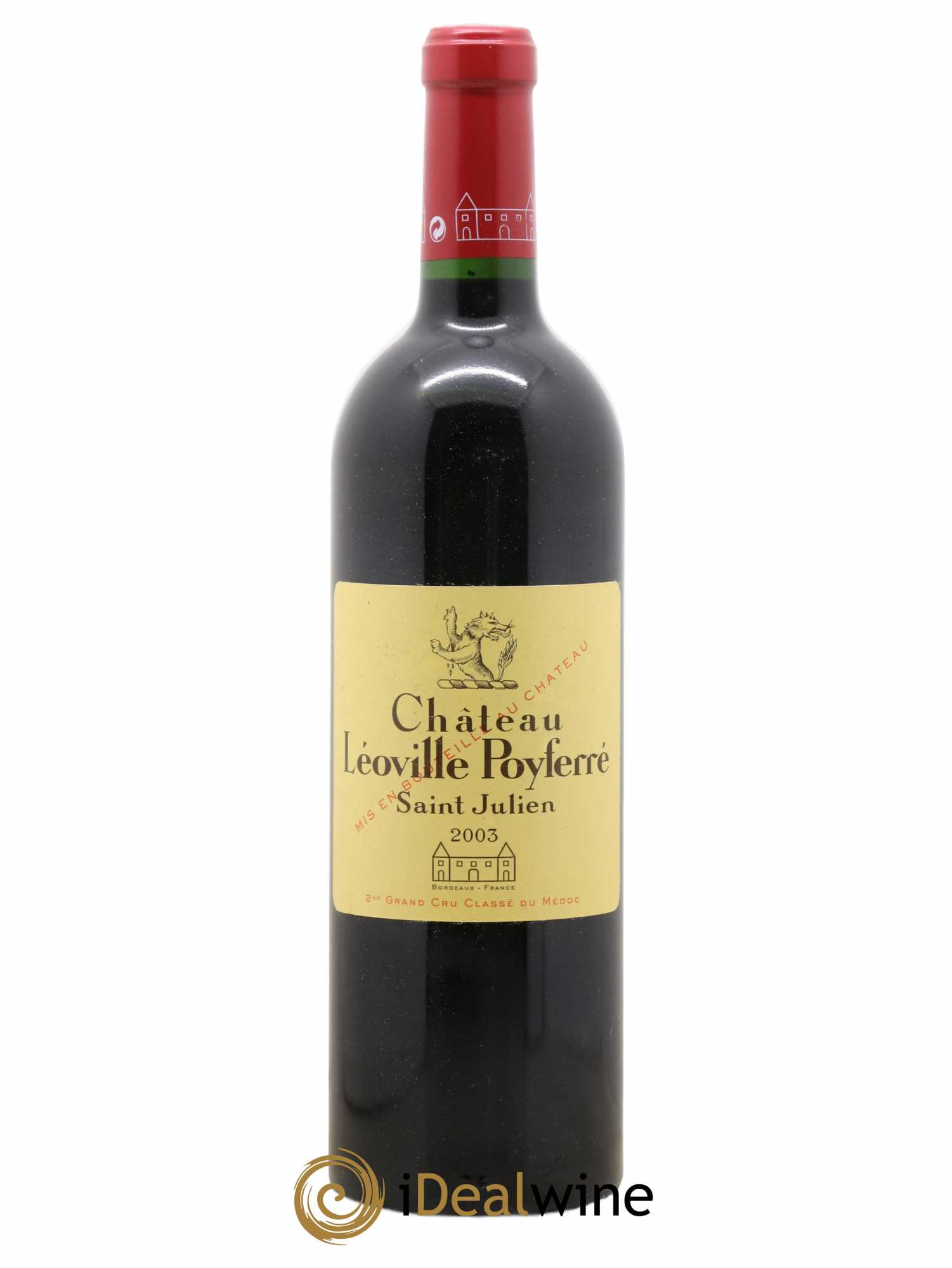 Château Léoville Poyferré 2ème Grand Cru Classé 2003 - Lot de 1 bouteille - 0