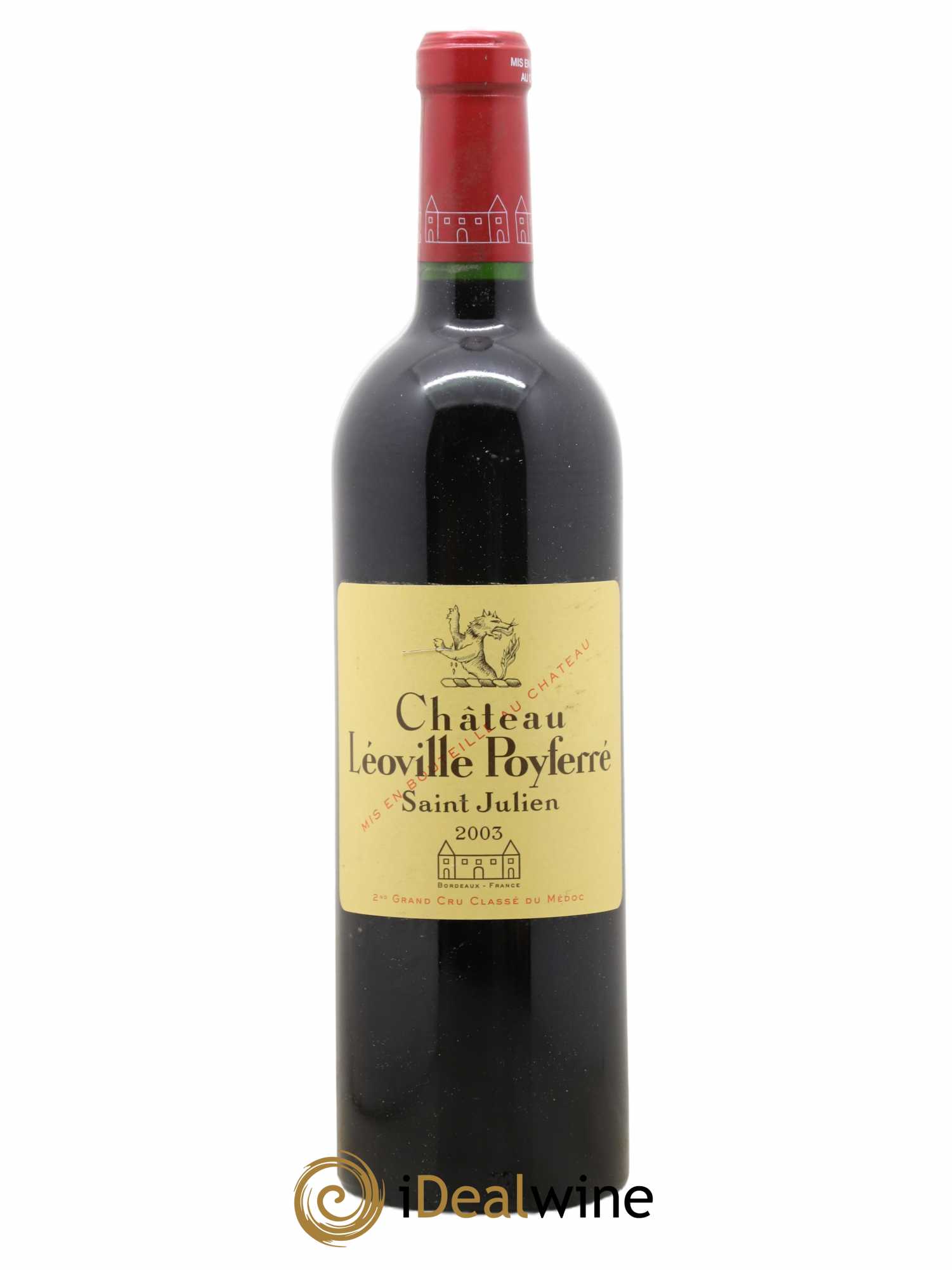 Château Léoville Poyferré 2ème Grand Cru Classé 2003 - Lot de 1 bouteille - 0
