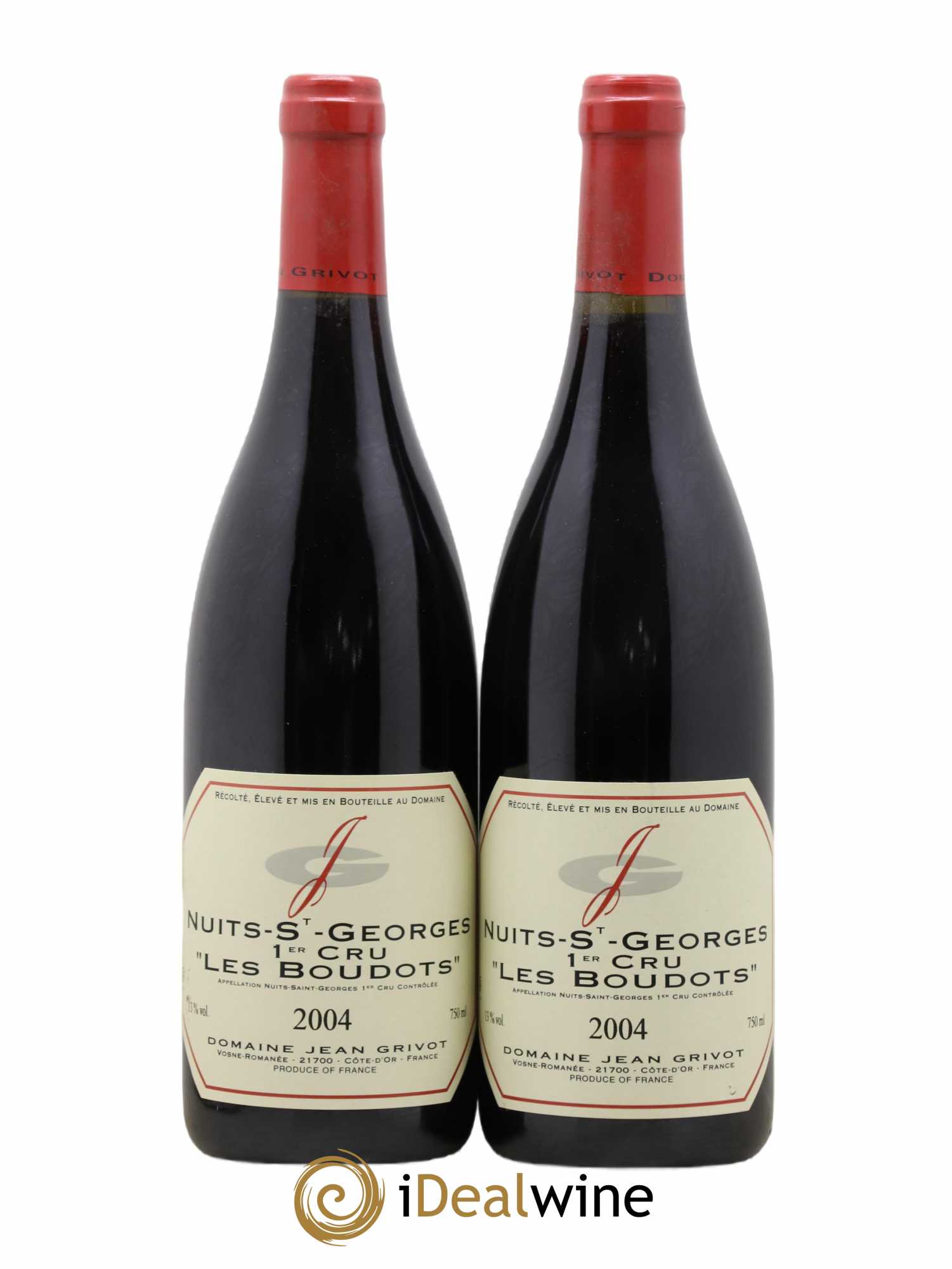 Nuits-Saint-Georges 1er Cru Aux Boudots Jean Grivot 2004 - Lot de 2 bouteilles - 0