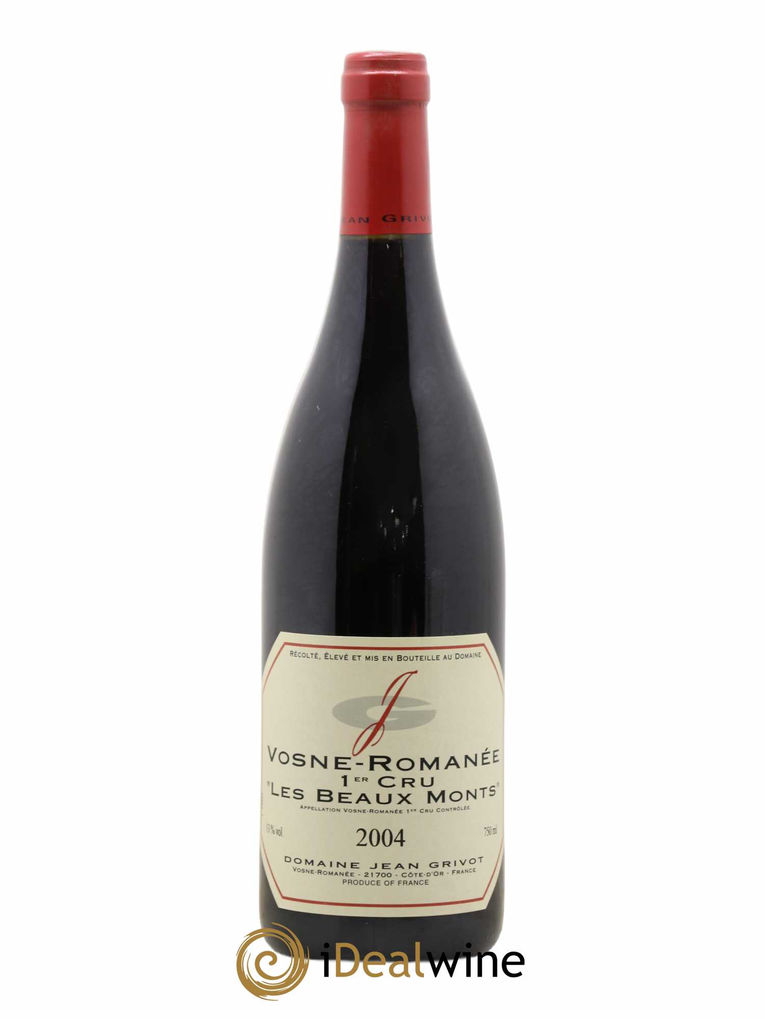 Vosne-Romanée 1er Cru Les Beaux-Monts Jean Grivot 2004 - Lot de 1 bouteille - 0