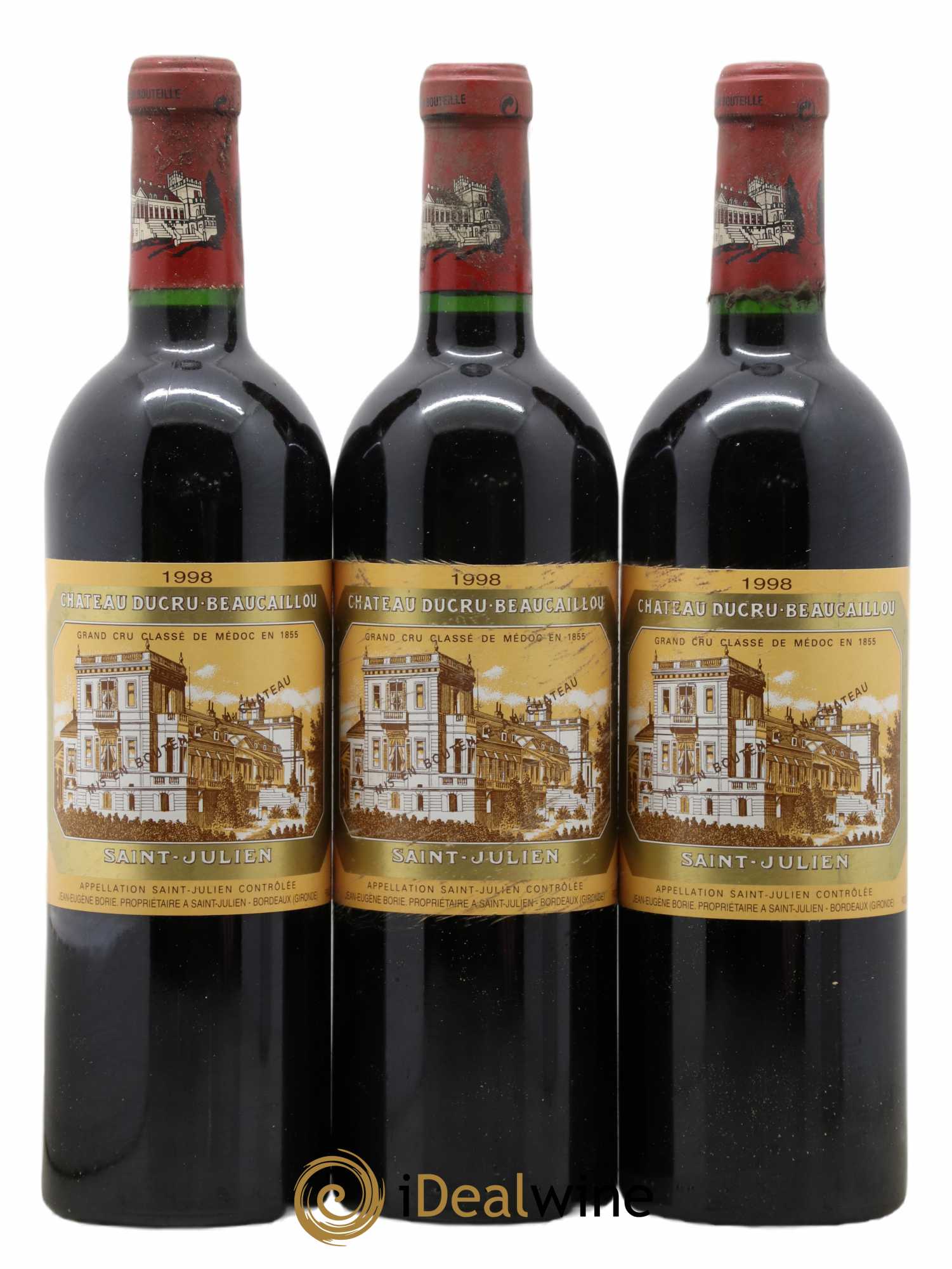 Château Ducru Beaucaillou 2ème Grand Cru Classé 1998 - Lot de 3 bouteilles - 0