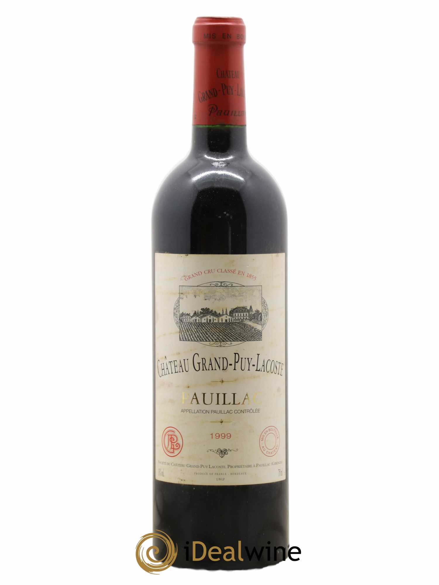 Château Grand Puy Lacoste 5ème Grand Cru Classé 1999 - Lot de 1 bouteille - 0