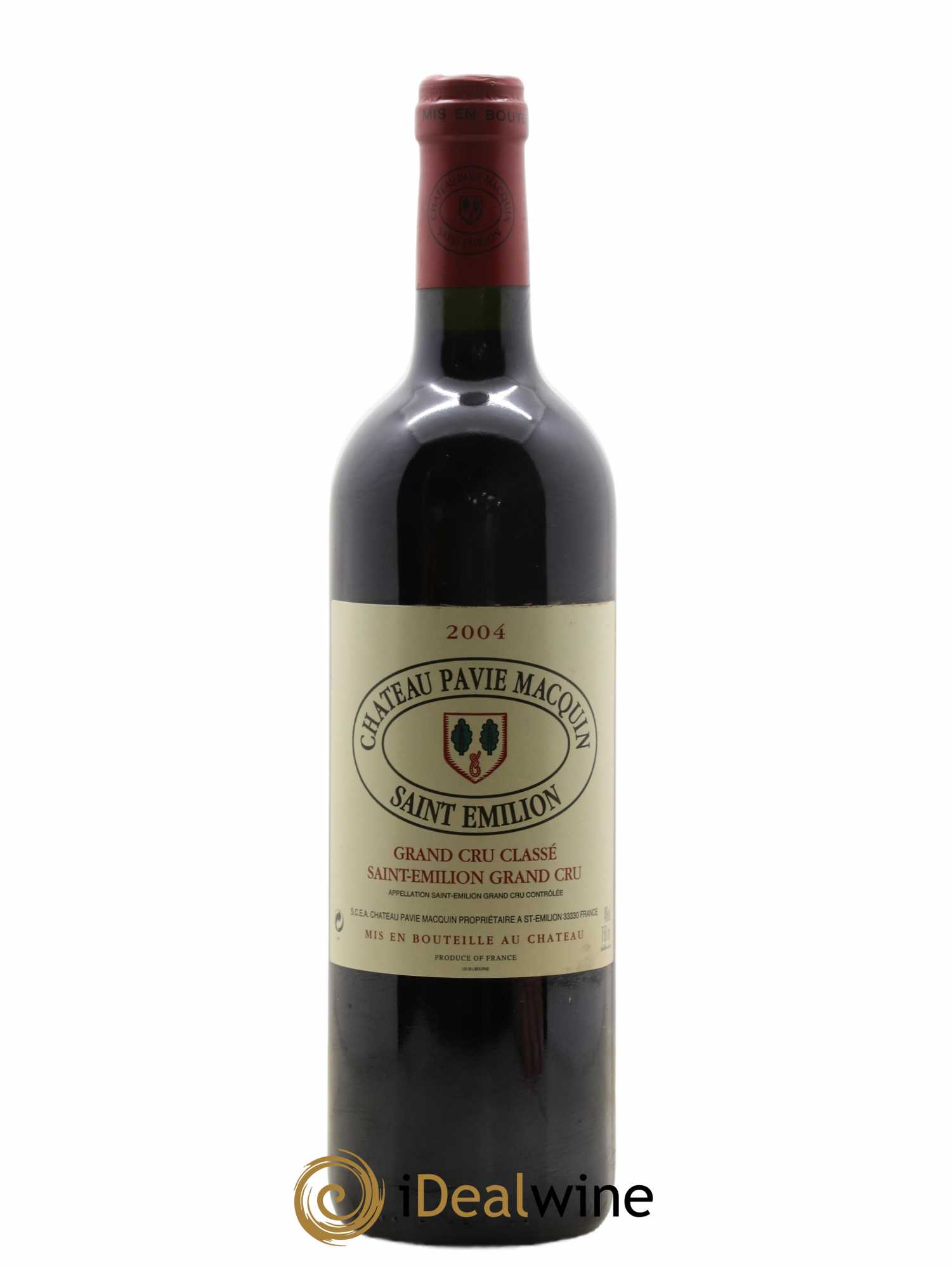 Château Pavie Macquin 1er Grand Cru Classé B 2004 - Lot of 1 bottle - 0
