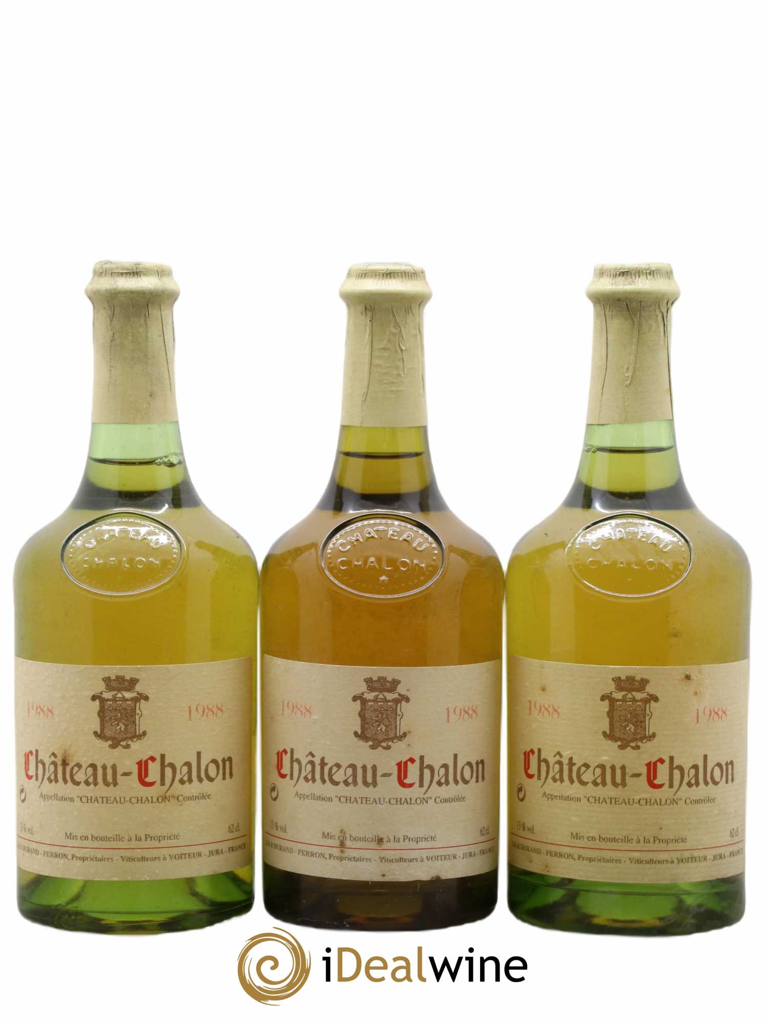Château-Chalon Durand Perron 1988 - Lot de 3 bouteilles - 0