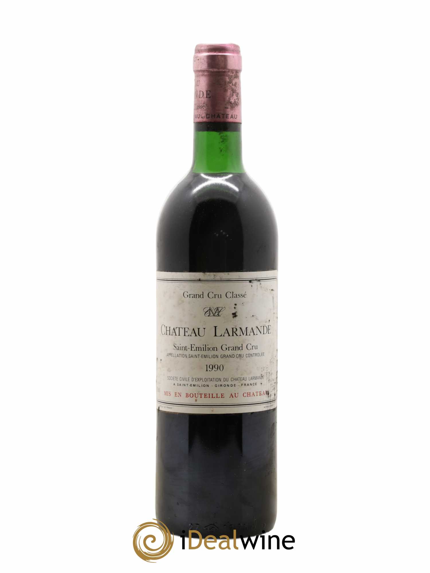 Château Larmande Grand Cru Classé 1990 - Lot de 1 bouteille - 0