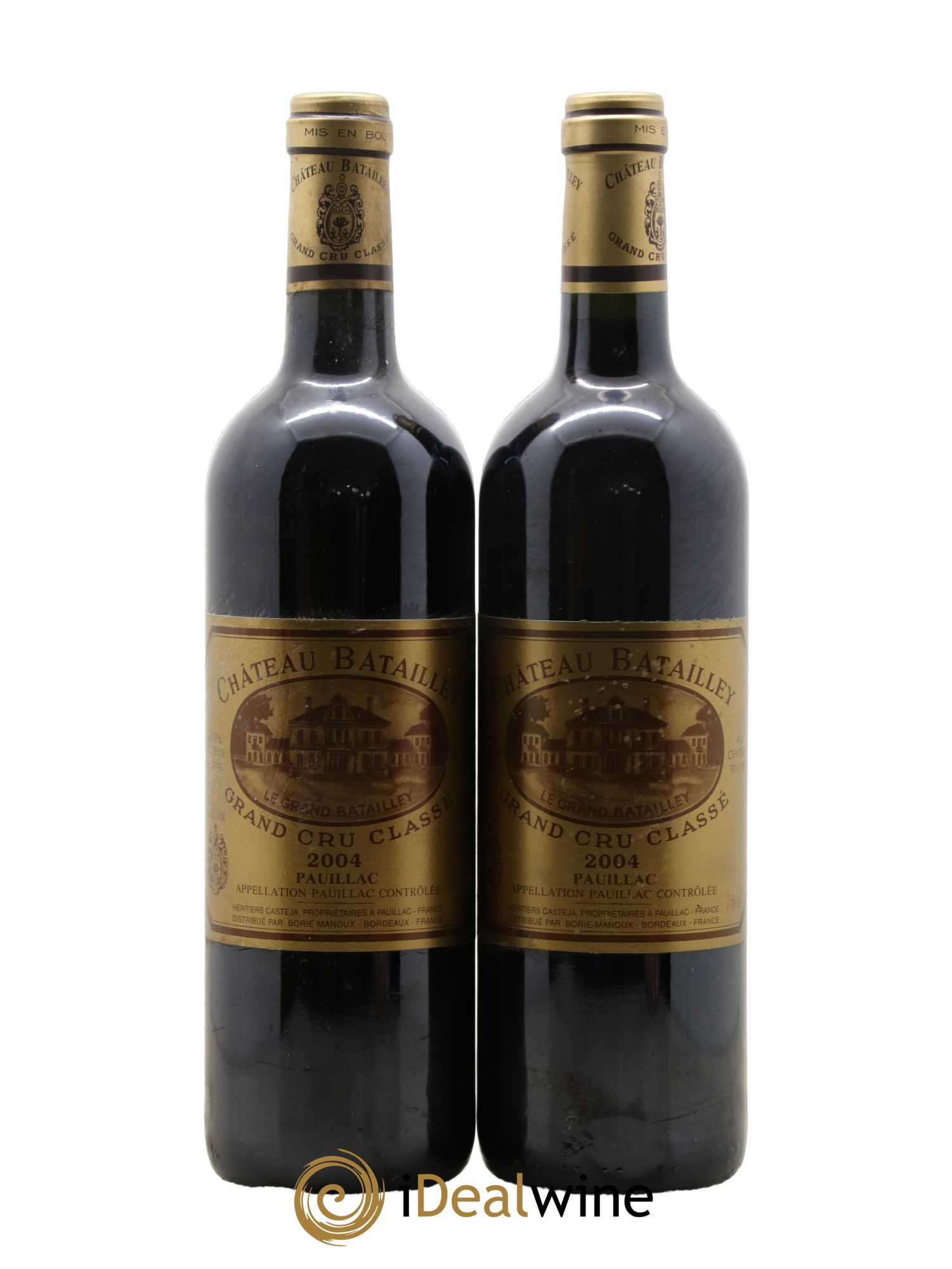Château Batailley 5ème Grand Cru Classé 2004 - Lot de 2 bouteilles - 0