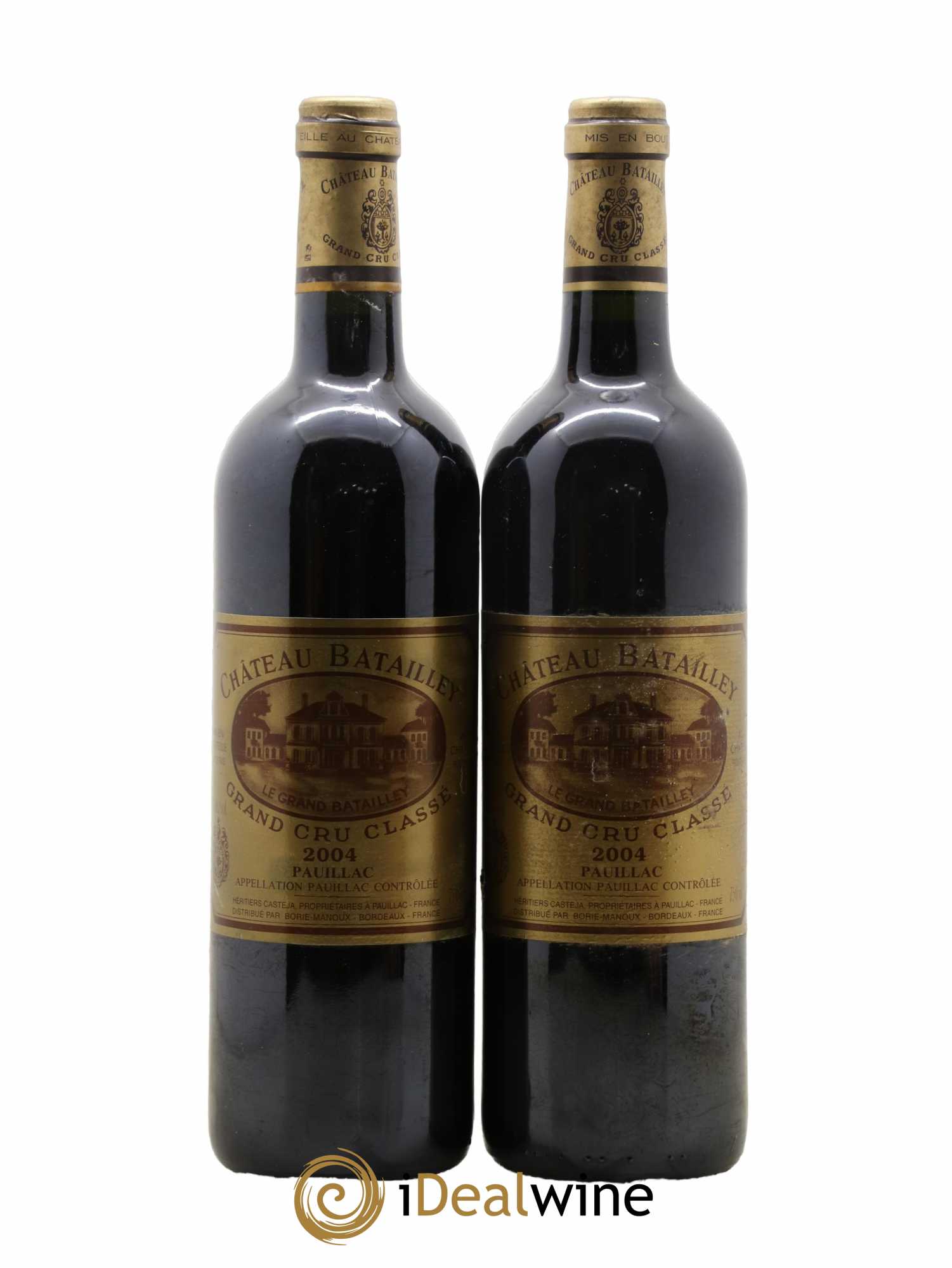 Château Batailley 5ème Grand Cru Classé 2004 - Lot de 2 bouteilles - 0