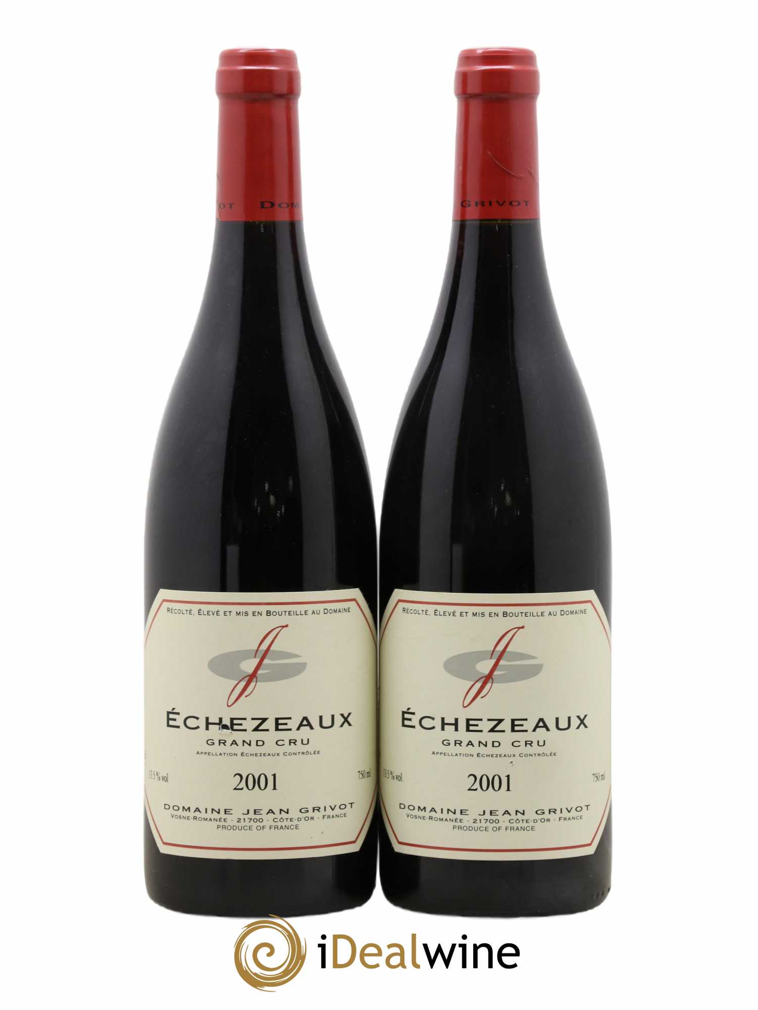 Echezeaux Grand Cru Jean Grivot 2001 - Lot de 2 bouteilles - 0