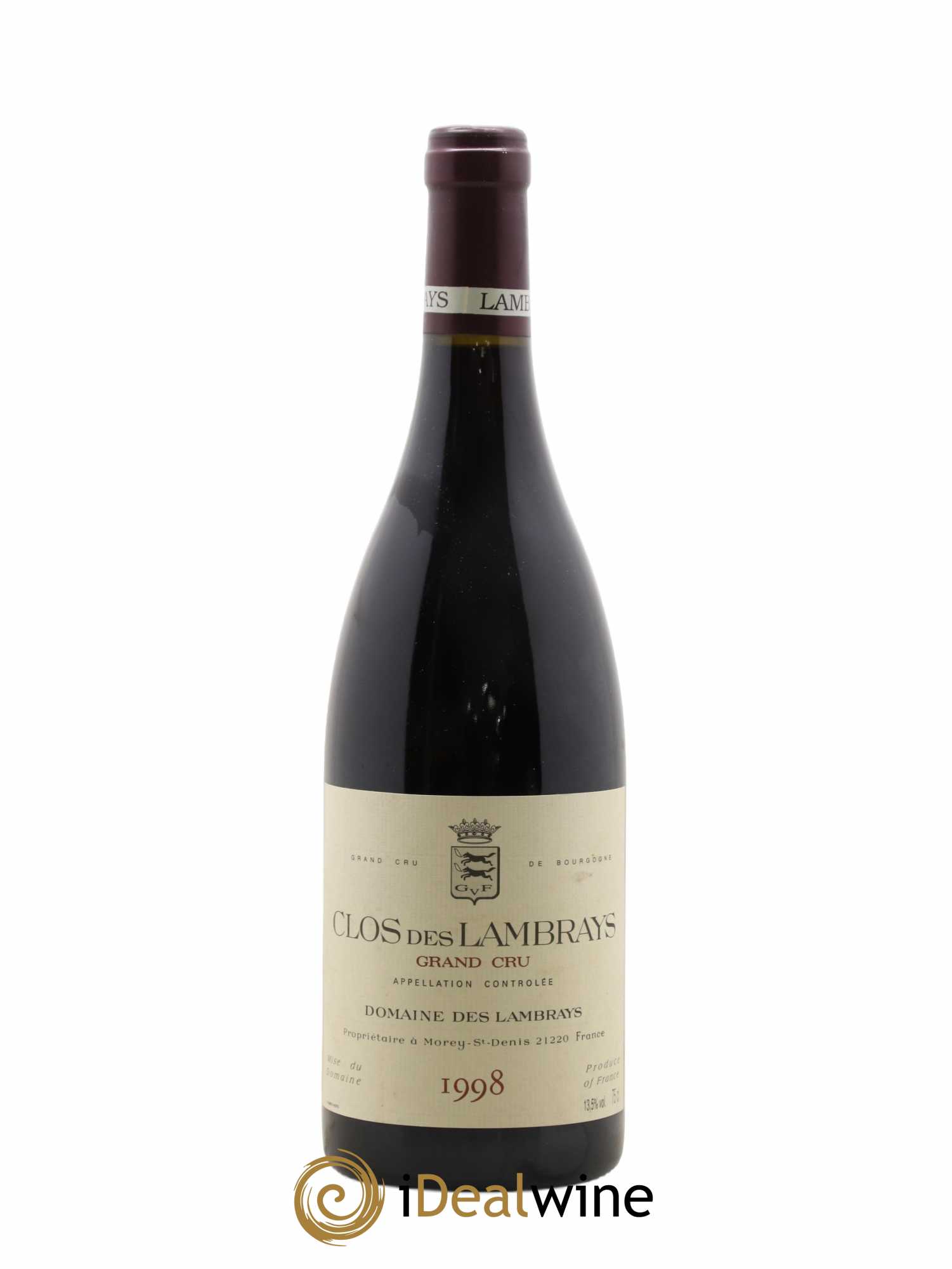 Clos des Lambrays Grand Cru Domaine des Lambrays 1998 - Lot de 1 bouteille - 0
