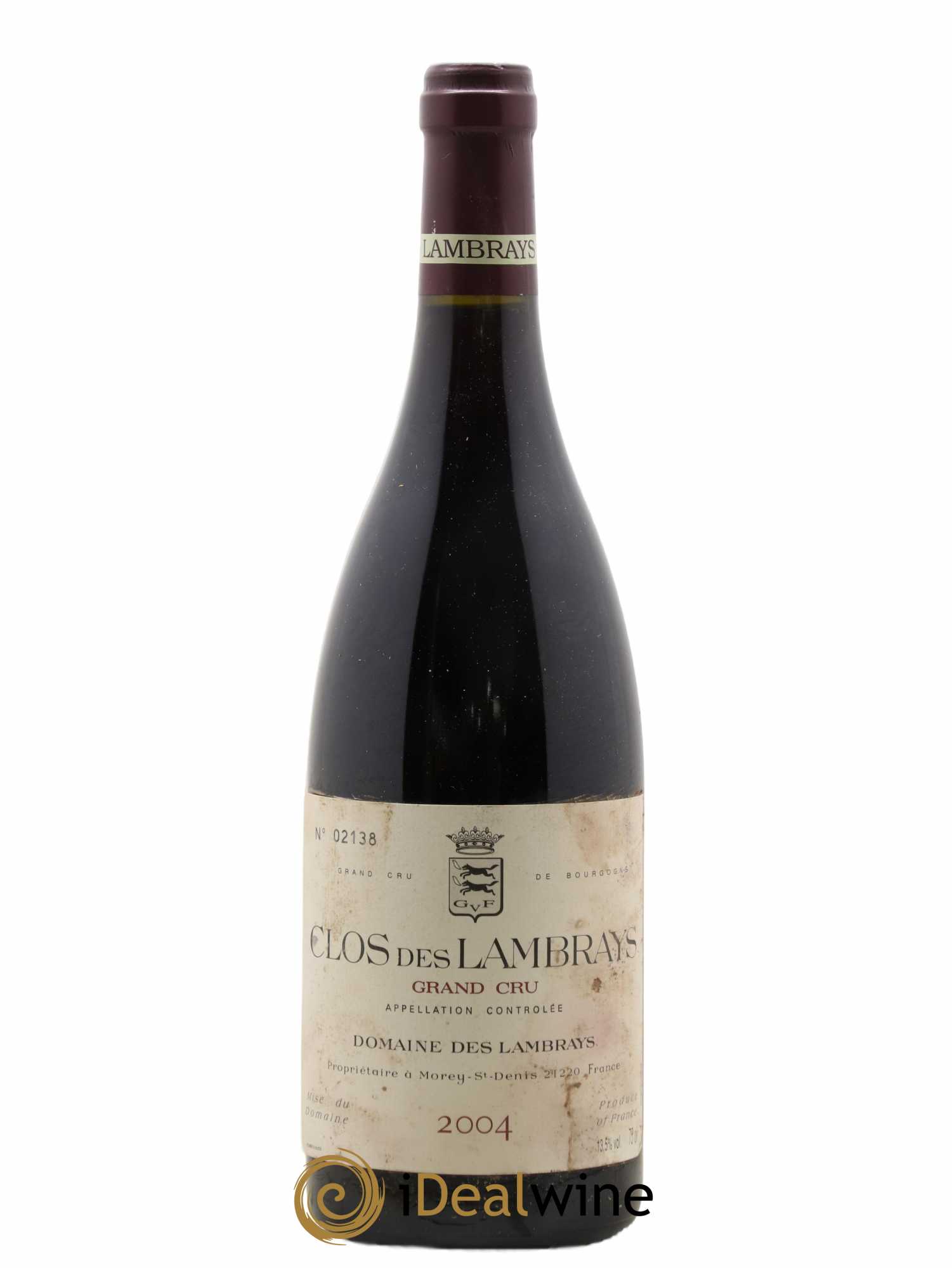 Clos des Lambrays Grand Cru Domaine des Lambrays 2004 - Lot de 1 bouteille - 0