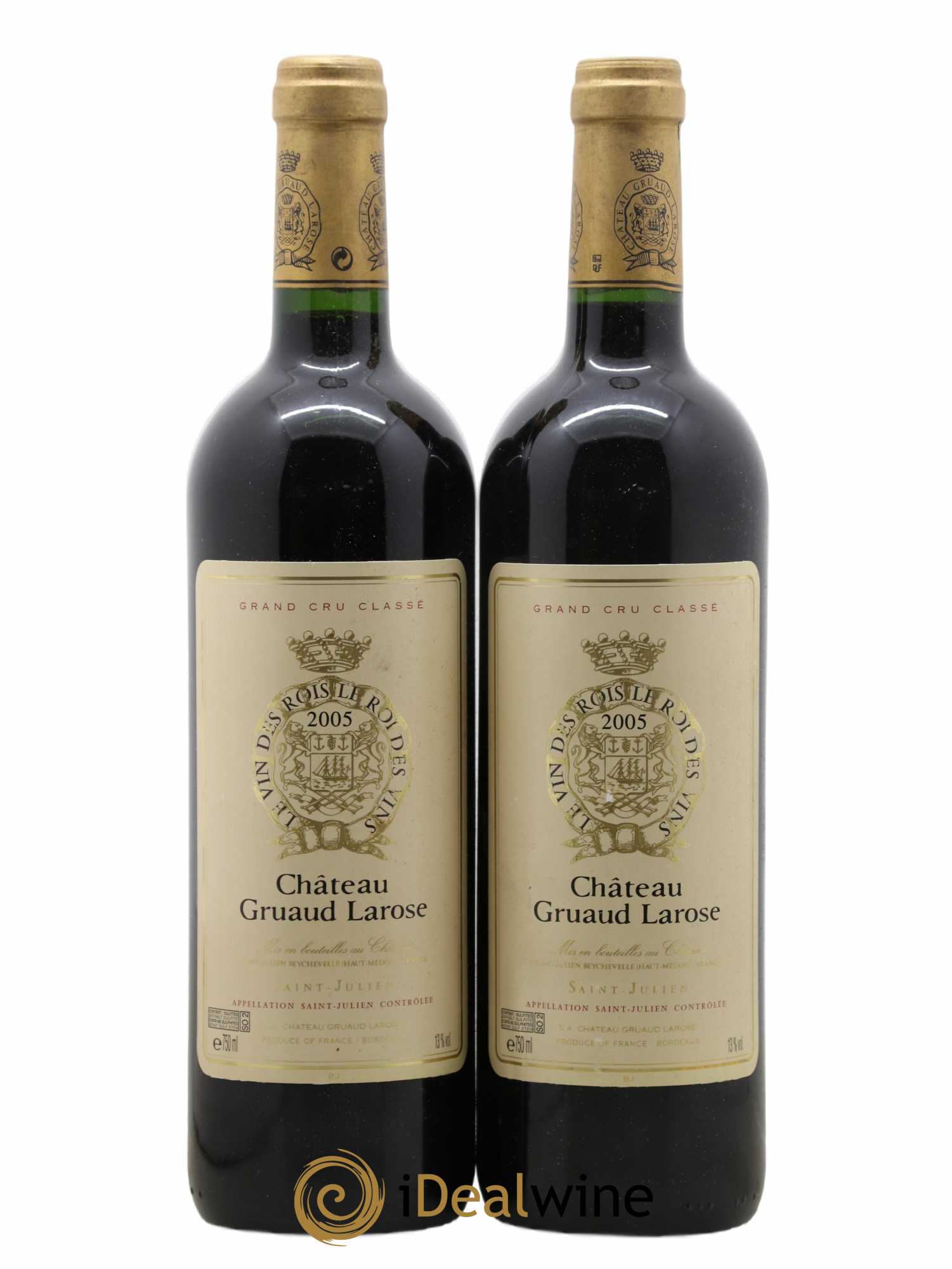 Château Gruaud Larose 2ème Grand Cru Classé 2005 - Lot de 2 bouteilles - 0