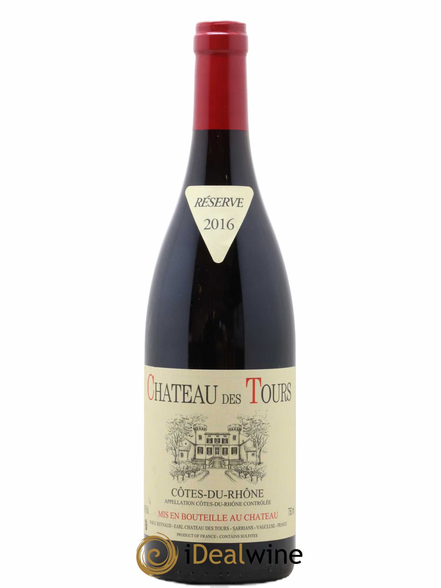 Côtes-du-Rhône Château des Tours Emmanuel Reynaud 2016 - Lot de 1 bouteille - 0