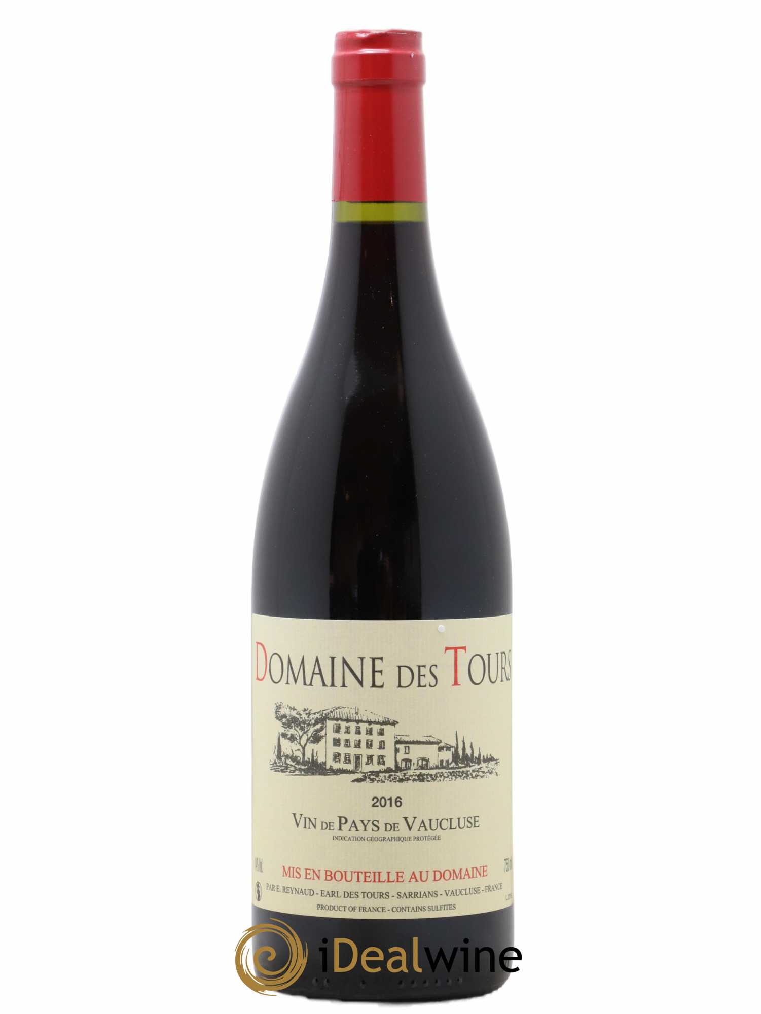 Vaucluse (Vin de Pays de Vaucluse) Domaine des Tours Emmanuel Reynaud 2016 - Lot de 1 bouteille - 0