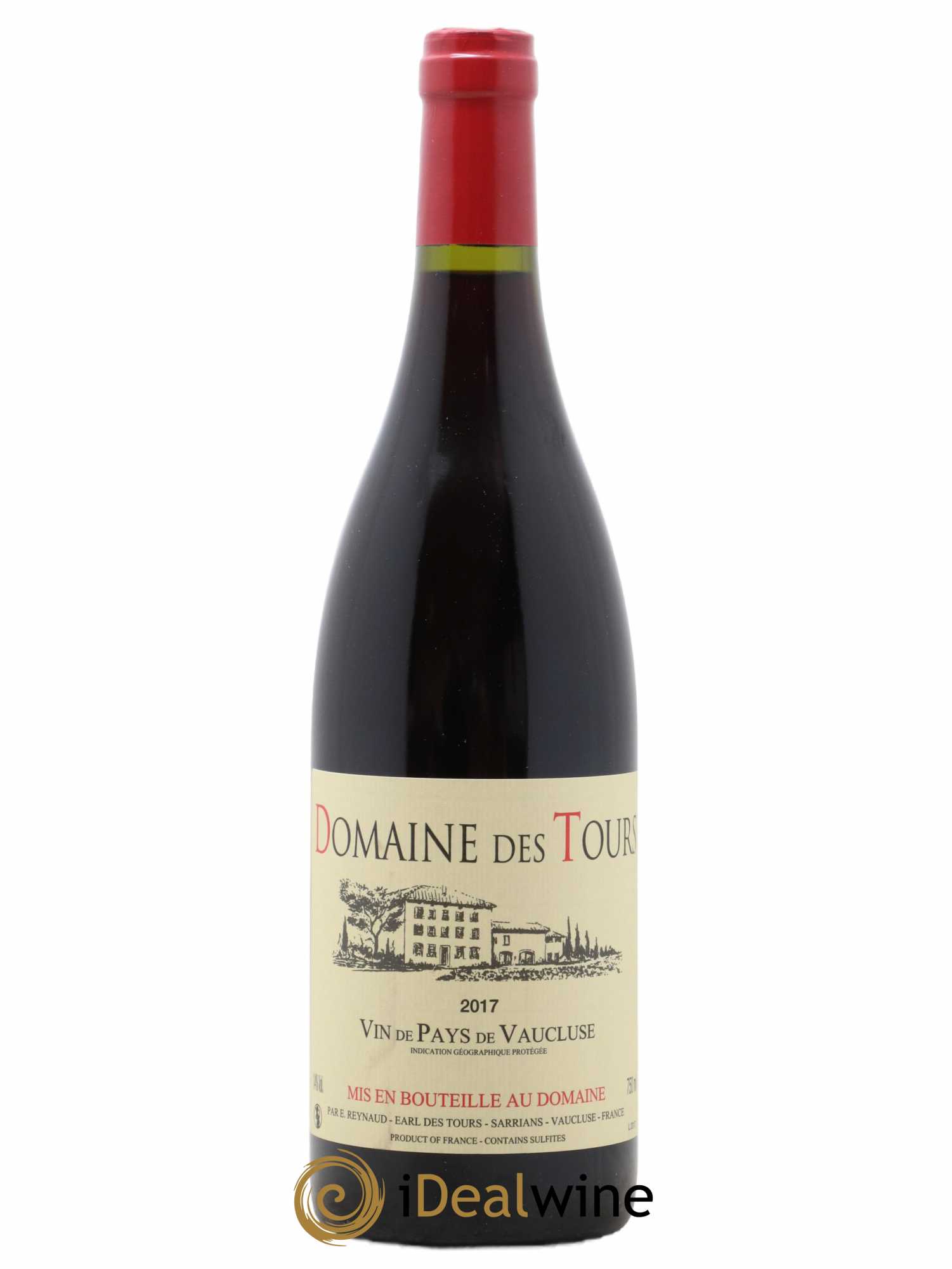 Vaucluse (Vin de Pays de Vaucluse) Domaine des Tours Emmanuel Reynaud 2017 - Lot de 1 bouteille - 0