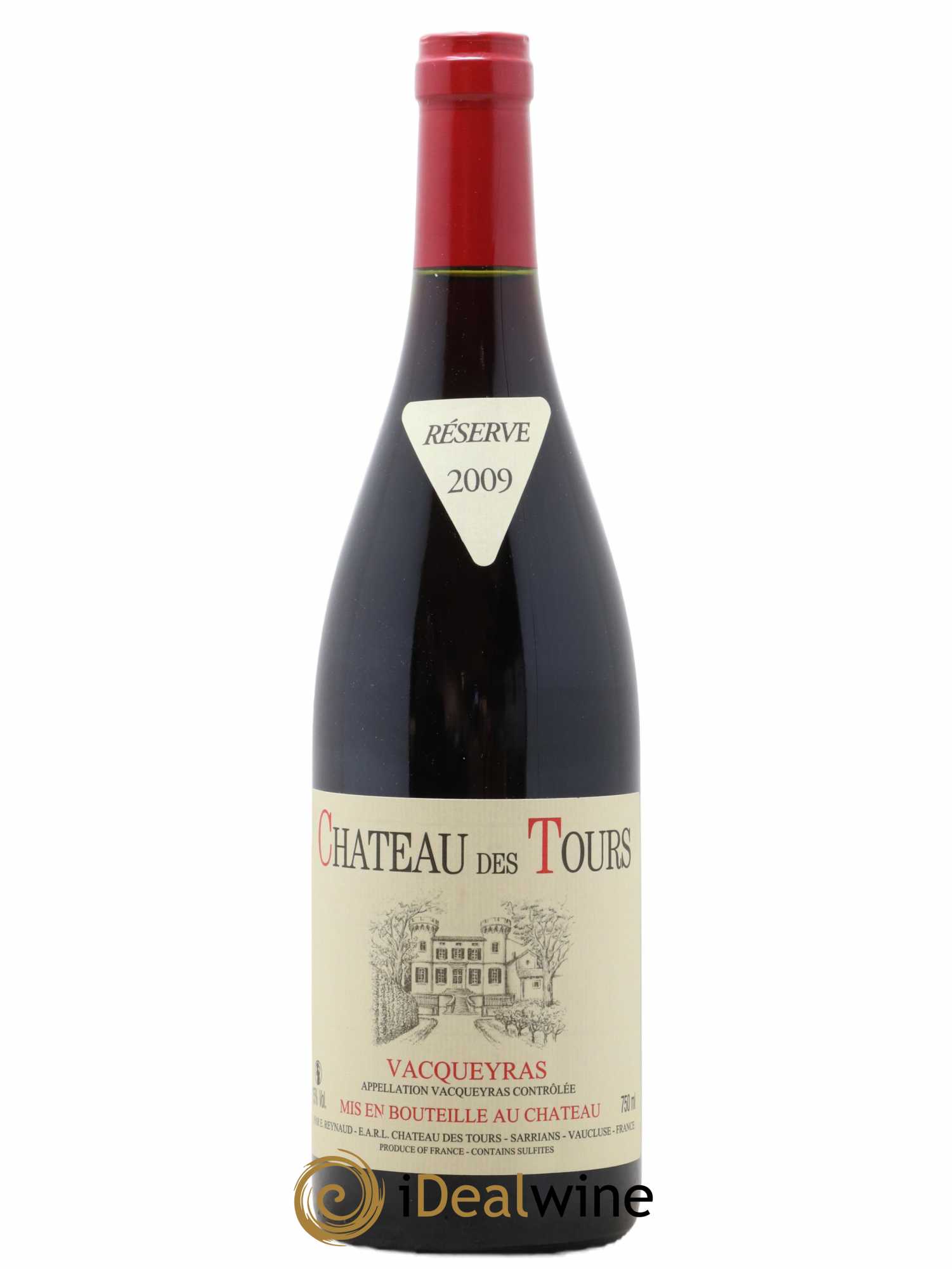 Vacqueyras Château des Tours Emmanuel Reynaud 2009 - Lot de 1 bouteille - 0