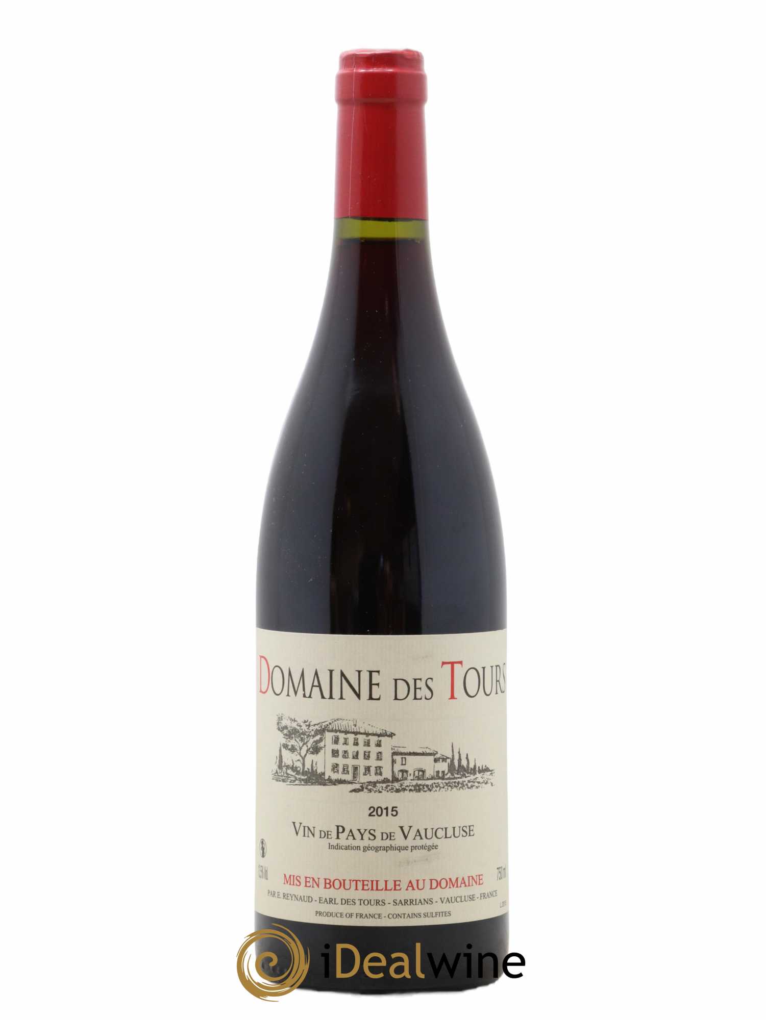 Vaucluse (Vin de Pays de Vaucluse) Domaine des Tours Emmanuel Reynaud 2015 - Lot de 1 bouteille - 0