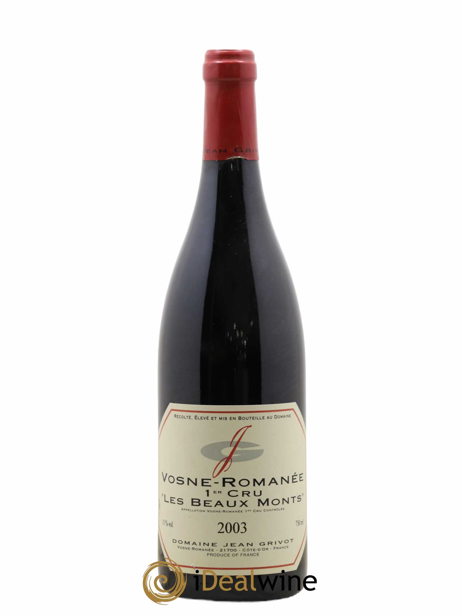 Vosne-Romanée 1er Cru Les Beaux-Monts Jean Grivot 2003 - Lot de 1 bouteille - 0