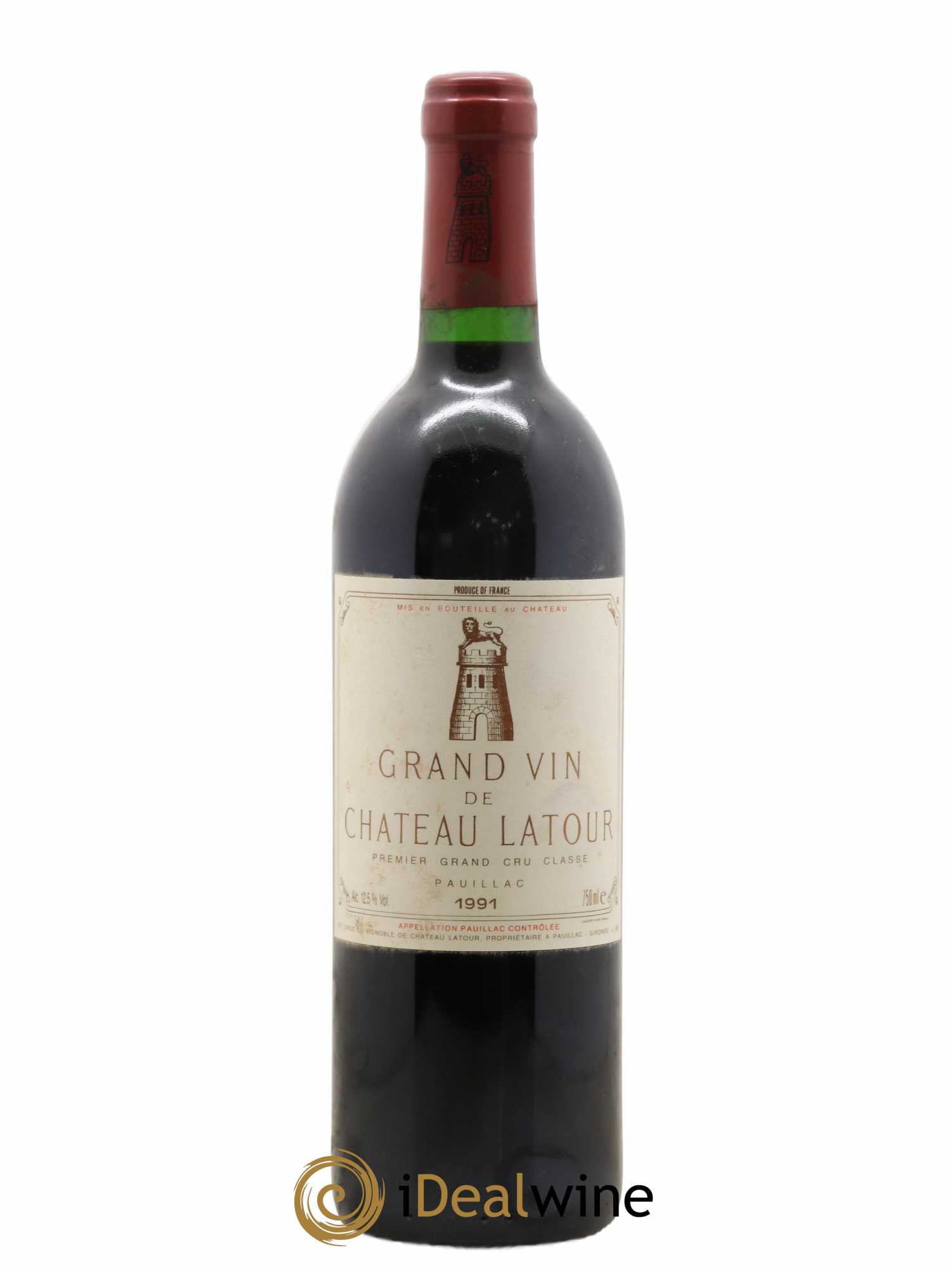 Château Latour 1er Grand Cru Classé 1991 - Lot de 1 bouteille - 0