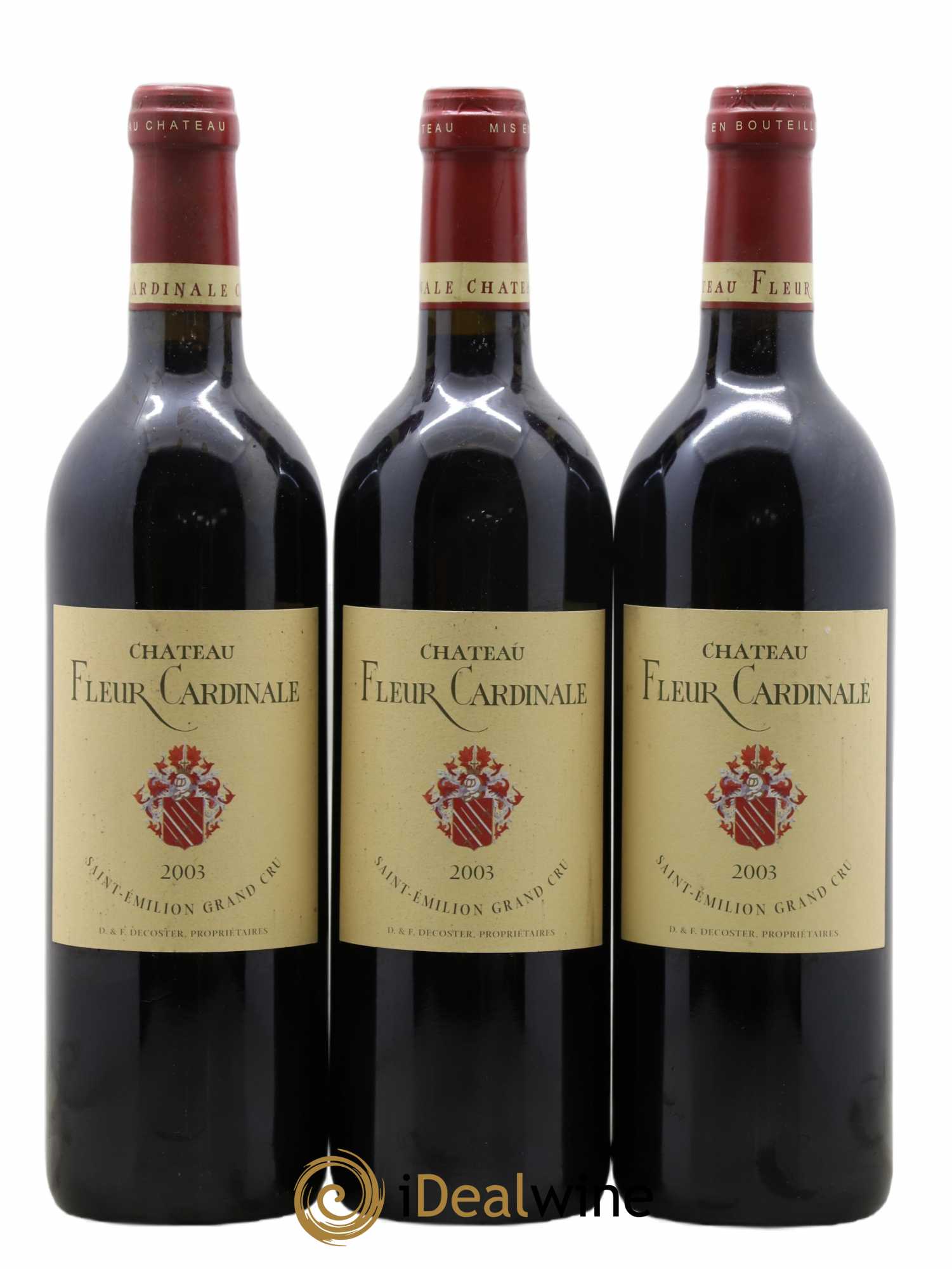Château Fleur Cardinale Grand Cru Classé 2003 - Lot de 3 bouteilles - 0