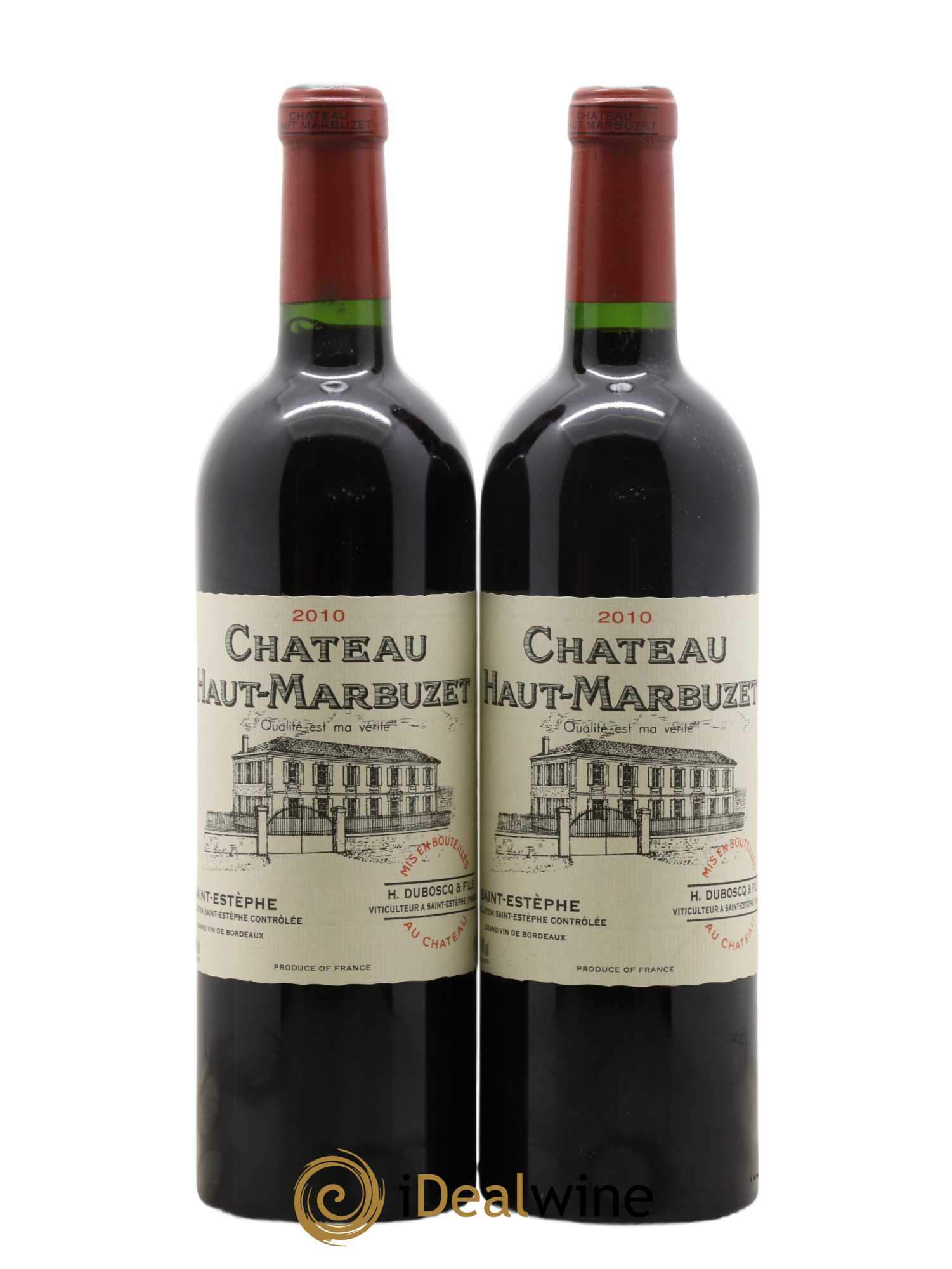 Château Haut Marbuzet 2010 - Lot de 2 bouteilles - 0