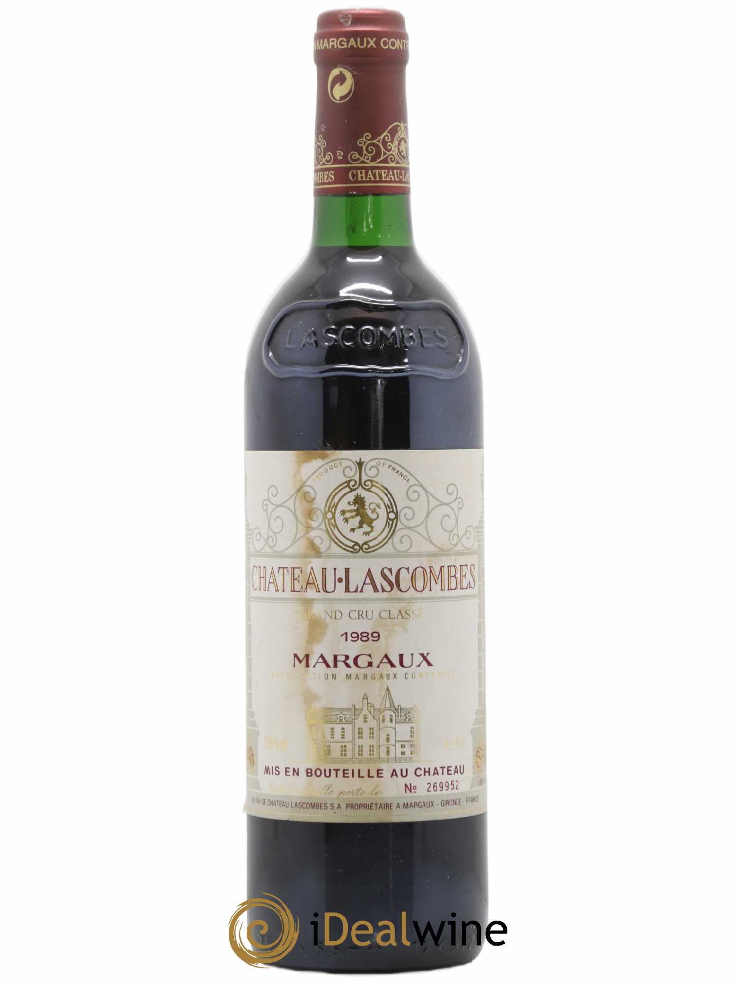 Château Lascombes 2ème Grand Cru Classé 1989 - Lot de 1 bouteille - 0