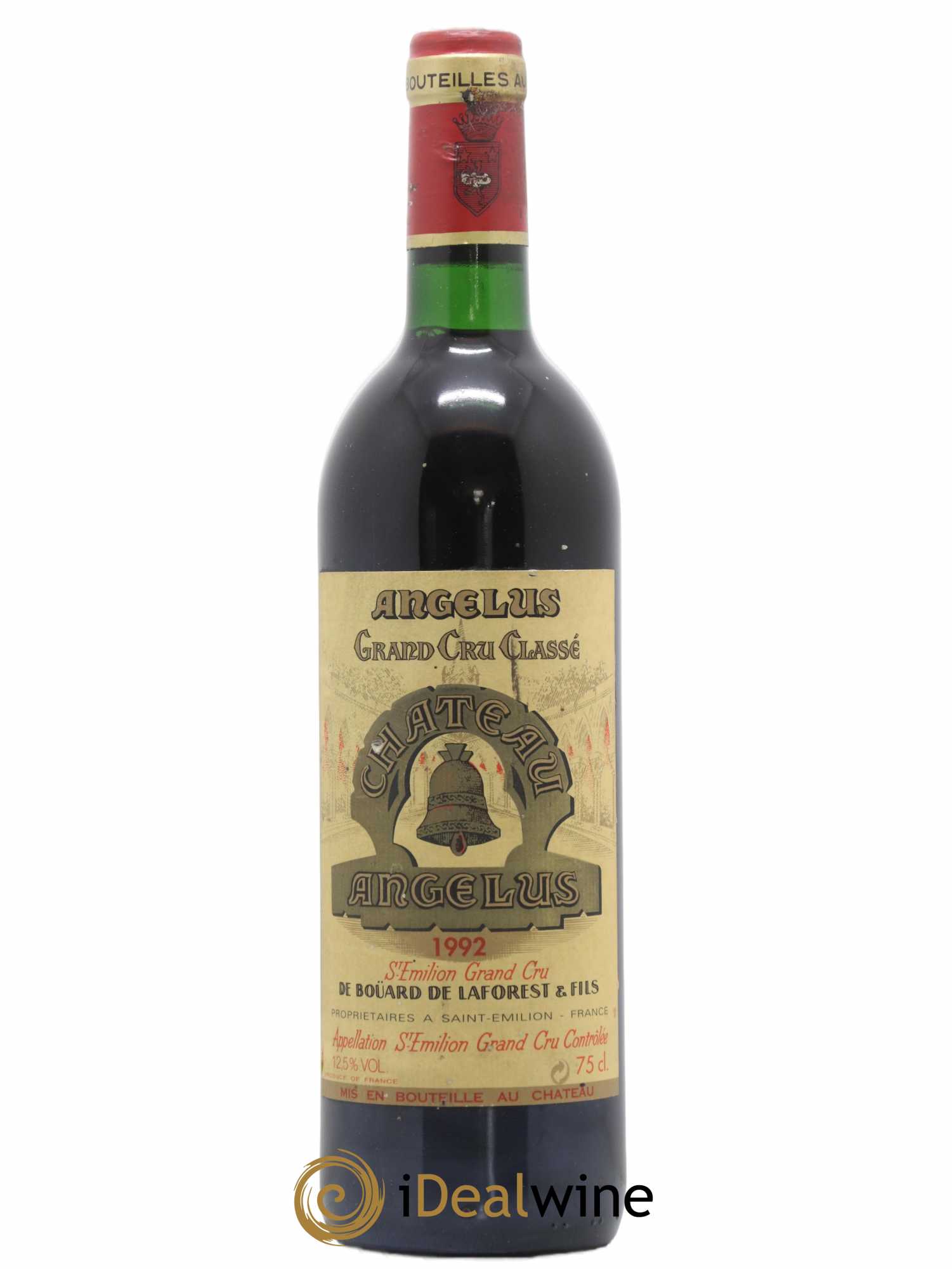 Château Angélus 1er Grand Cru Classé A 1992 - Lot de 1 bouteille - 0
