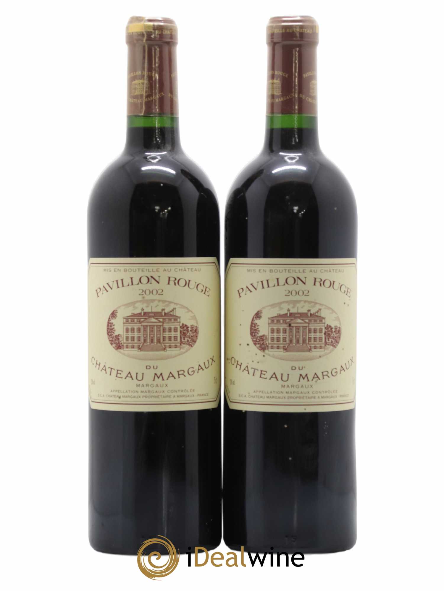 Pavillon Rouge du Château Margaux Second Vin 2002 - Lot de 2 bouteilles - 0