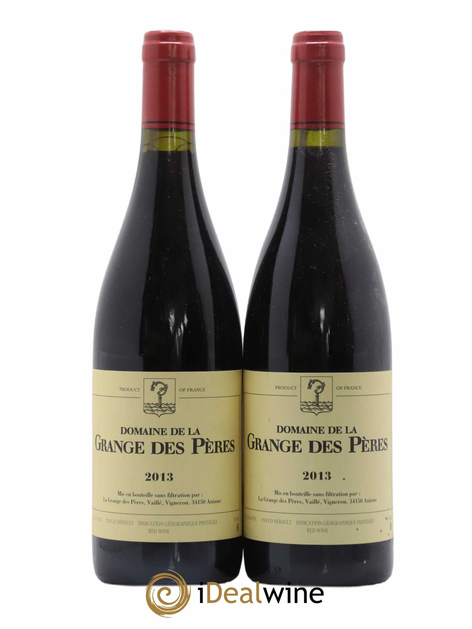Pays d'Hérault Grange des Pères Laurent Vaillé 2013 - Lot de 2 bouteilles - 0