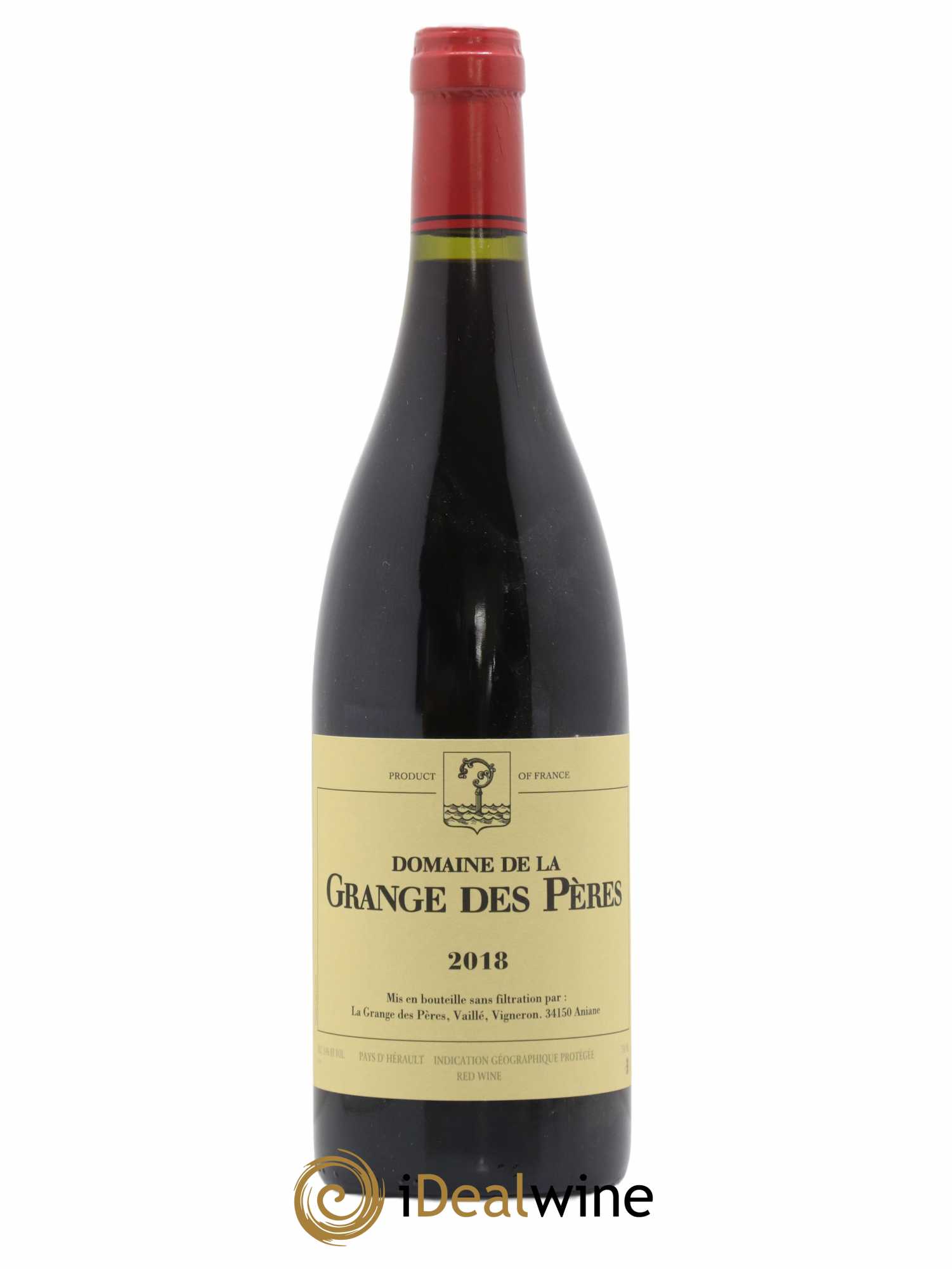 Pays d'Hérault Grange des Pères Laurent Vaillé 2018 - Lot de 1 bouteille - 0