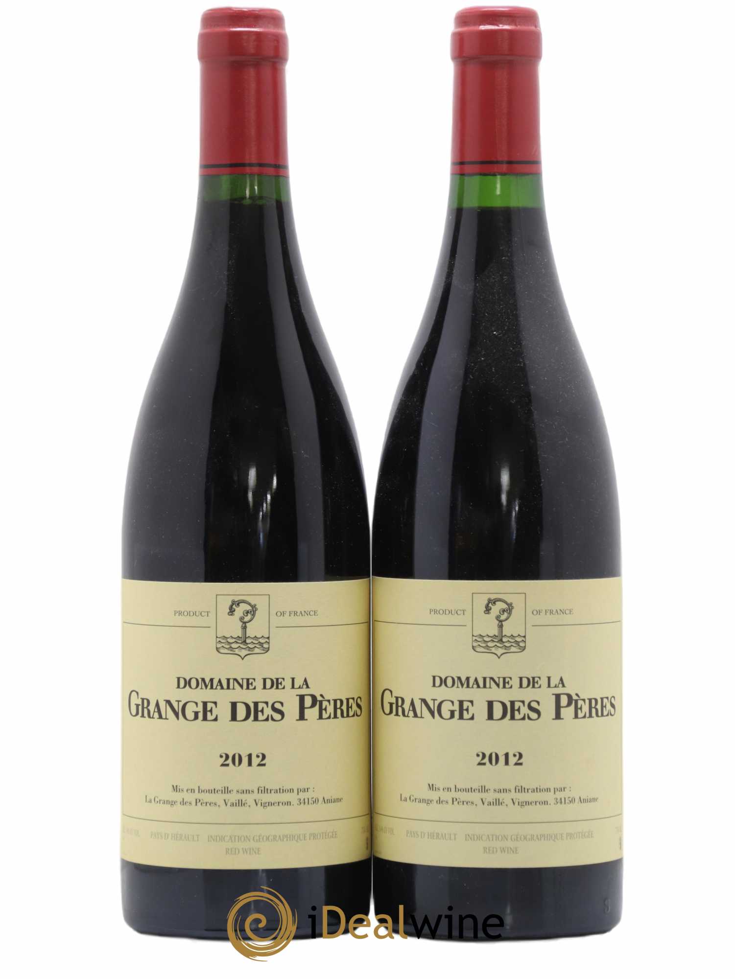 Pays d'Hérault Grange des Pères Laurent Vaillé 2012 - Lot de 2 bouteilles - 0